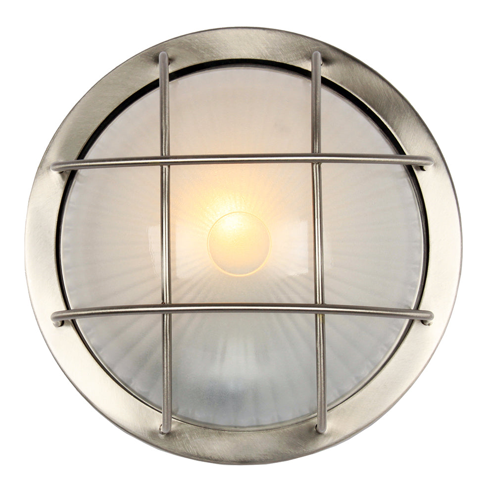 Stainless Steel Aluminium Outdoor Bulkhead Wall/Ceiling Light Image 2