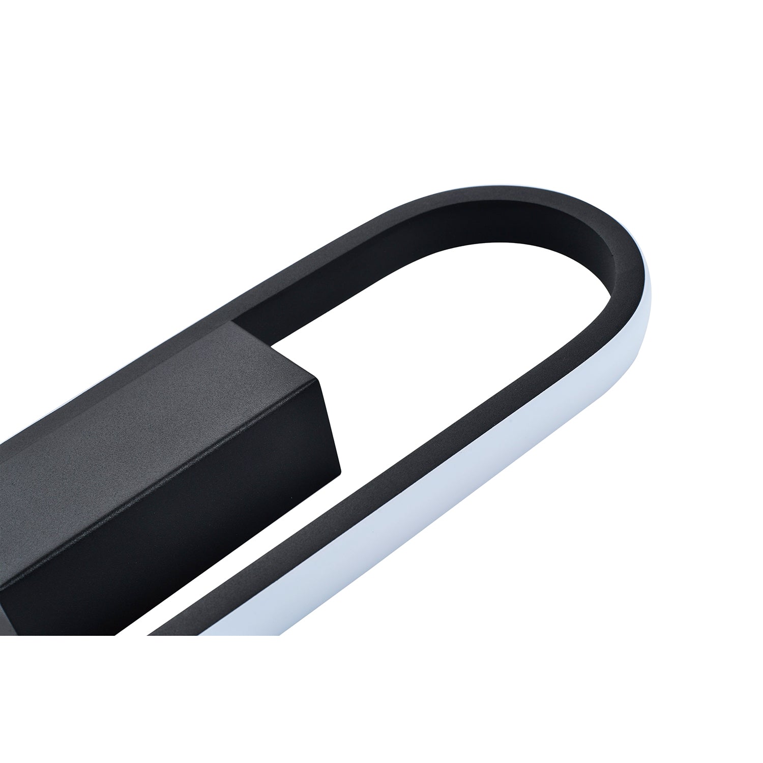 Modern Feature Style LED Wall Lighting Fitting in Matte Black Metal Image 4