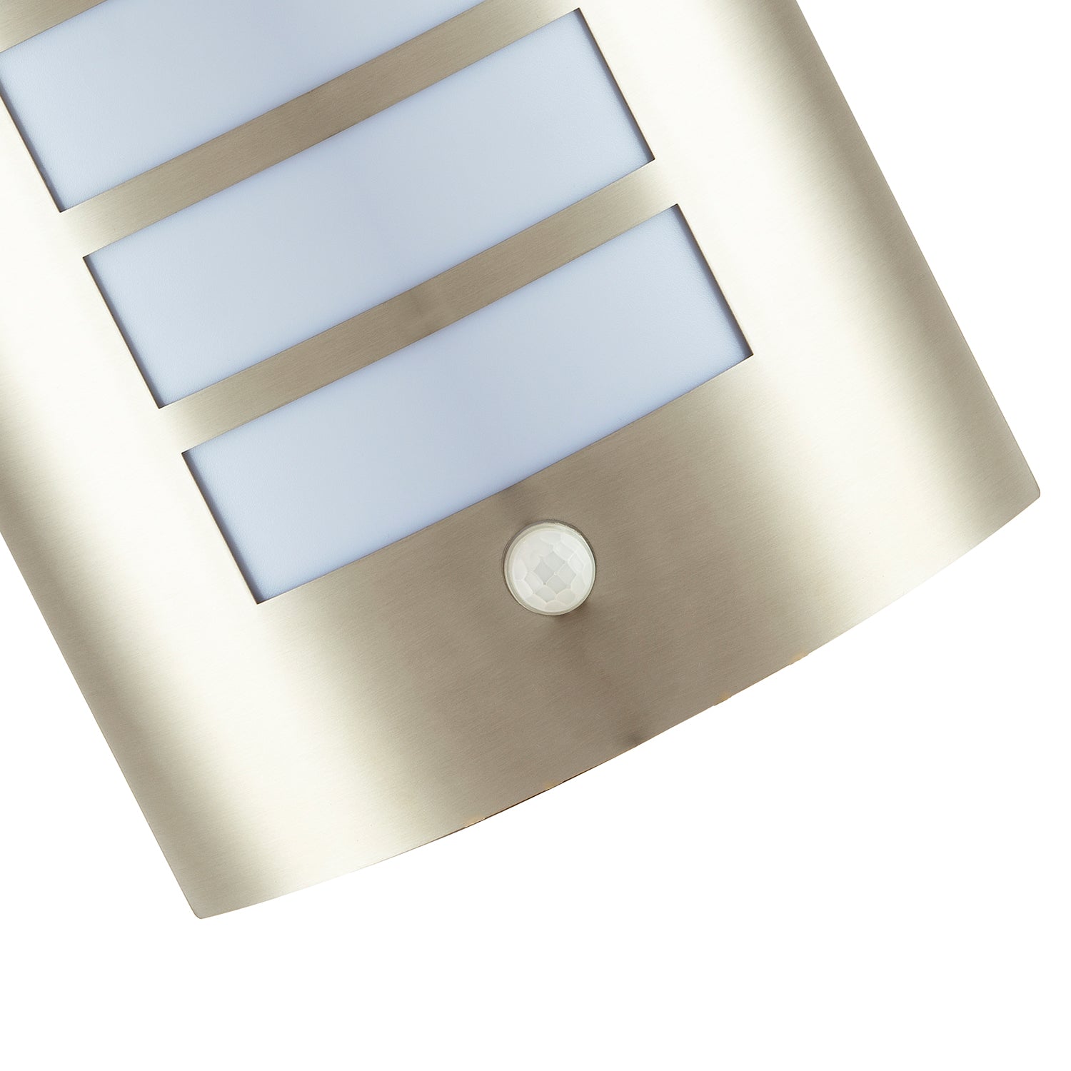 Modern Outdoor IP44 Stainless Steel Flush Wall Lamp Fitting with PIR Sensor Image 5