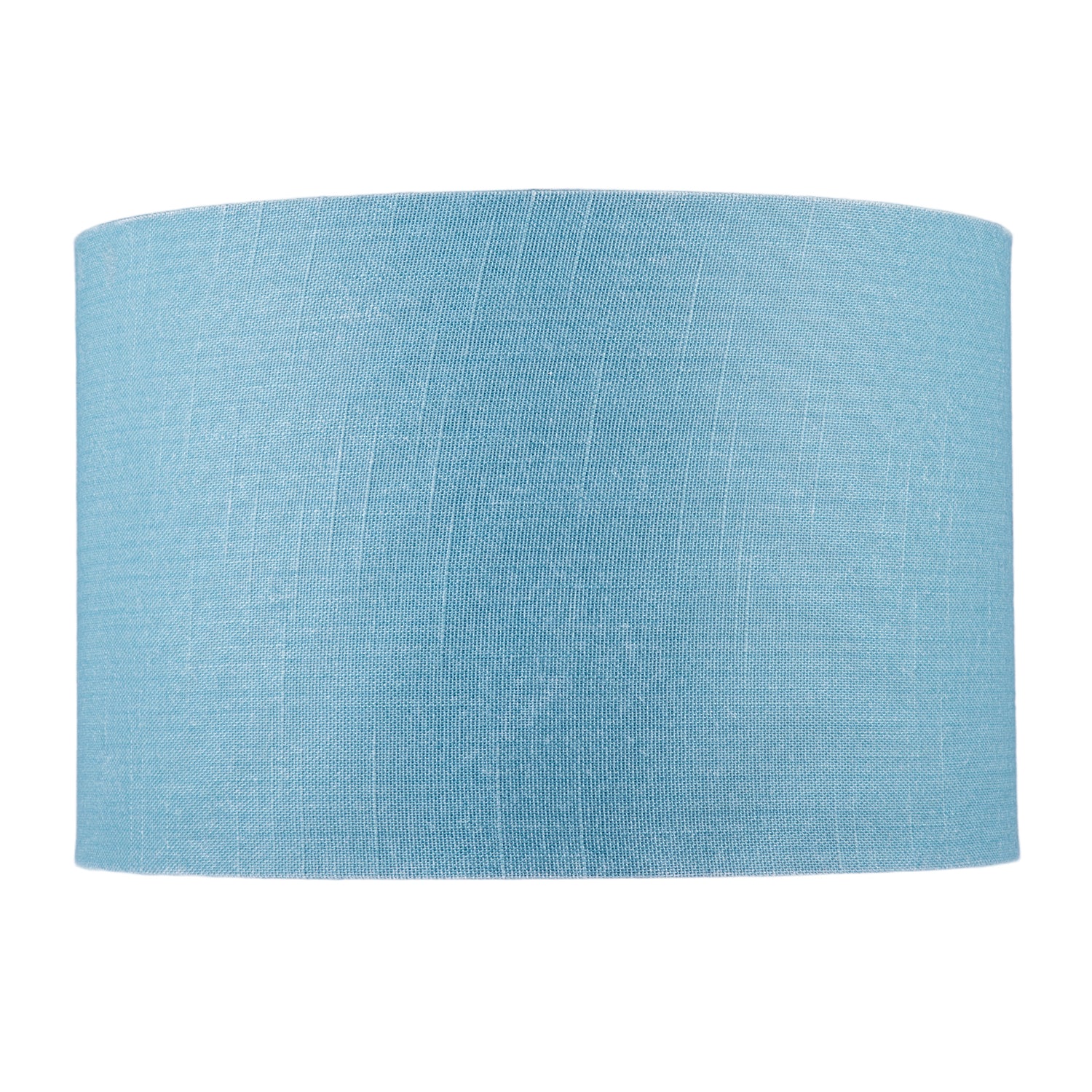 Designer Ocean Current Blue Textured Linen Fabric Circular Lamp Shade Image 5