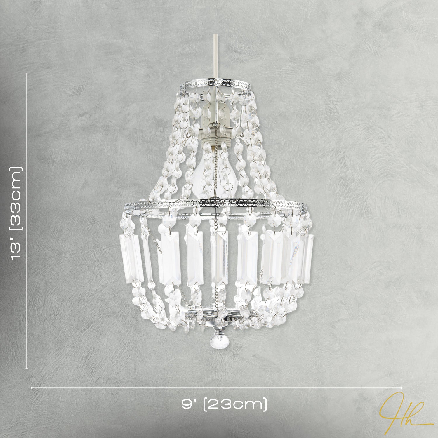 Traditional Vintage Style Pendant Lighting Shade with Clear Acrylic Image 7