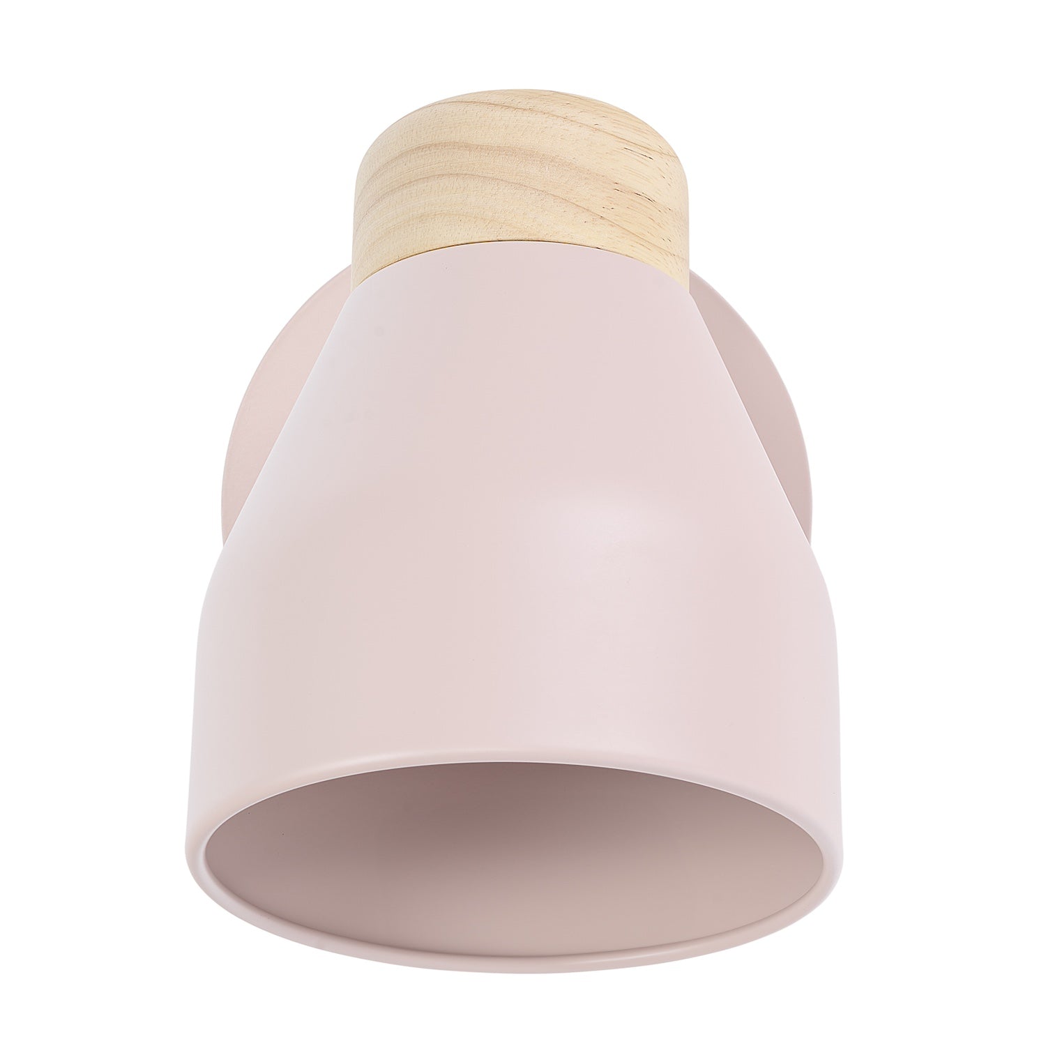 Contemporary Scandinavian Designed Wall Light Fitting in Pastel Soft Pink Image 2