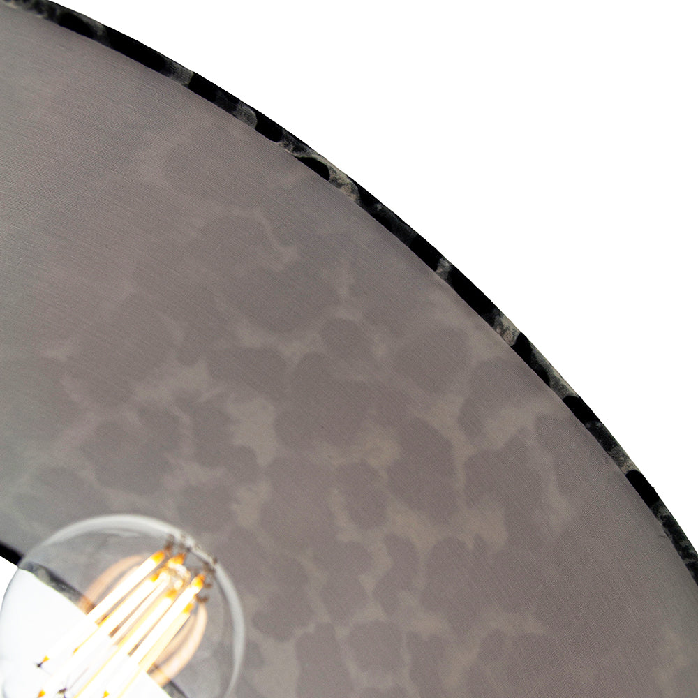 Modern and Stylish Snow Leopard Print Table/Pendant Lamp Shade in Soft Fabric Image 5