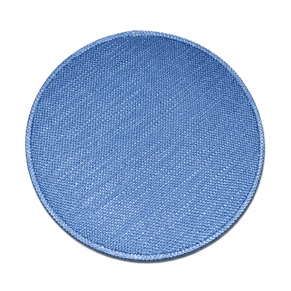 Glacier Lake Blue Textured Linen Pendant Lighting Shade with Diffuser Image 5