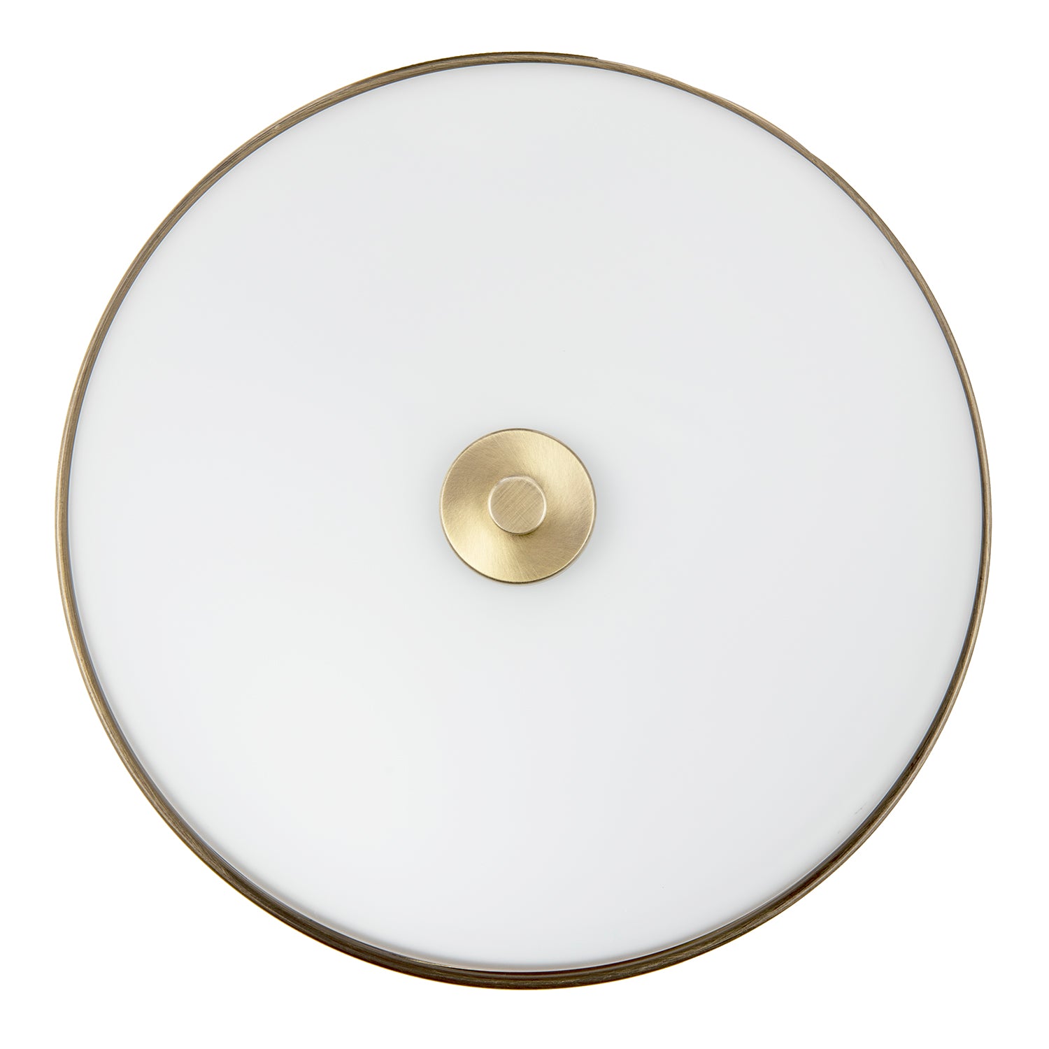 Vintage Classic Bathroom Flush Ceiling Light Fitting in Antique Brass Image 5
