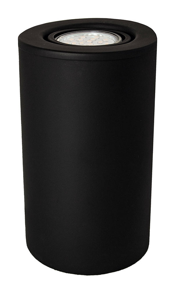 Matt Black GU10 Floor or Table Lamp Uplighter with Tilt Capability Image 2