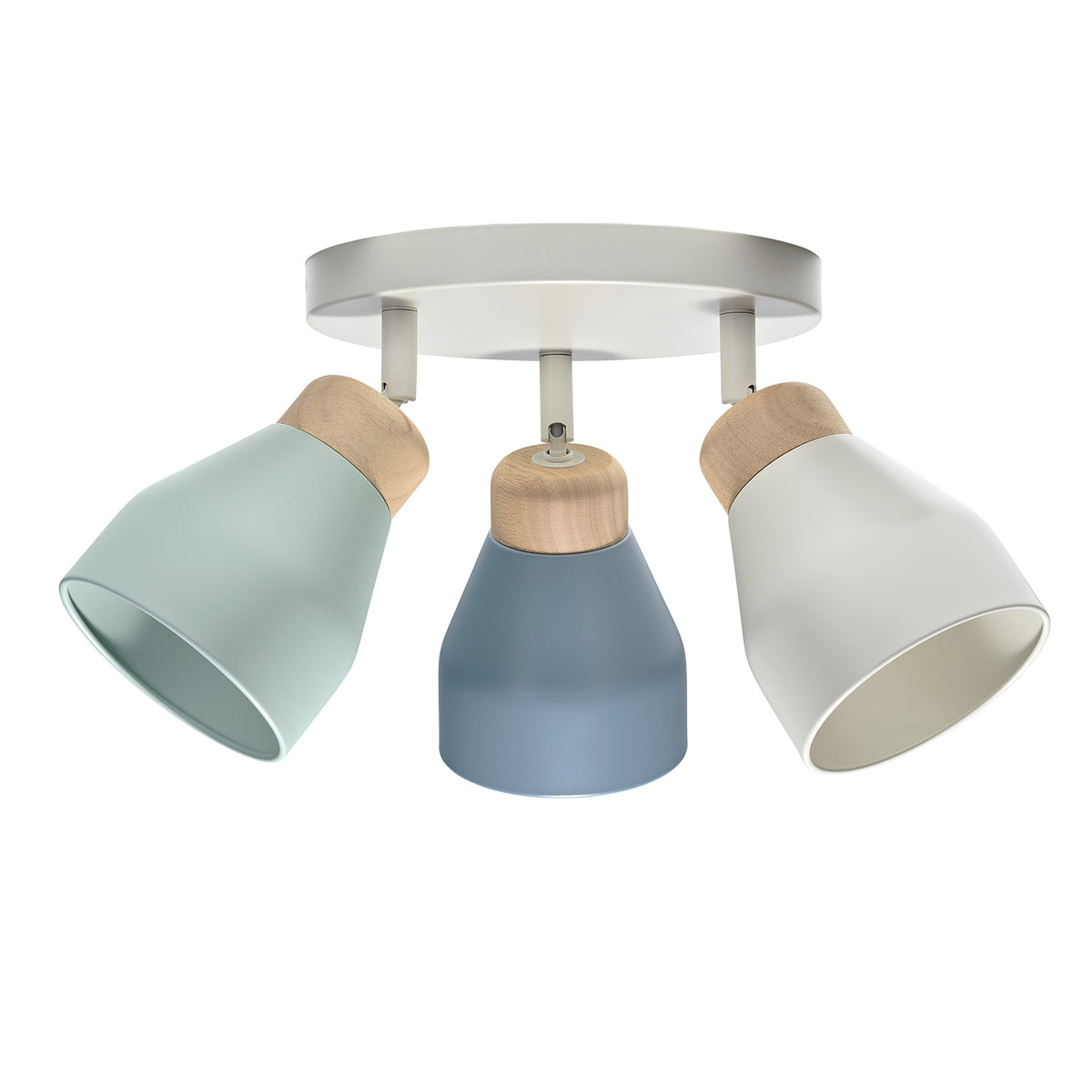Modern Scandinavian Style Spot Ceiling Light Grey Dusk Duck Egg