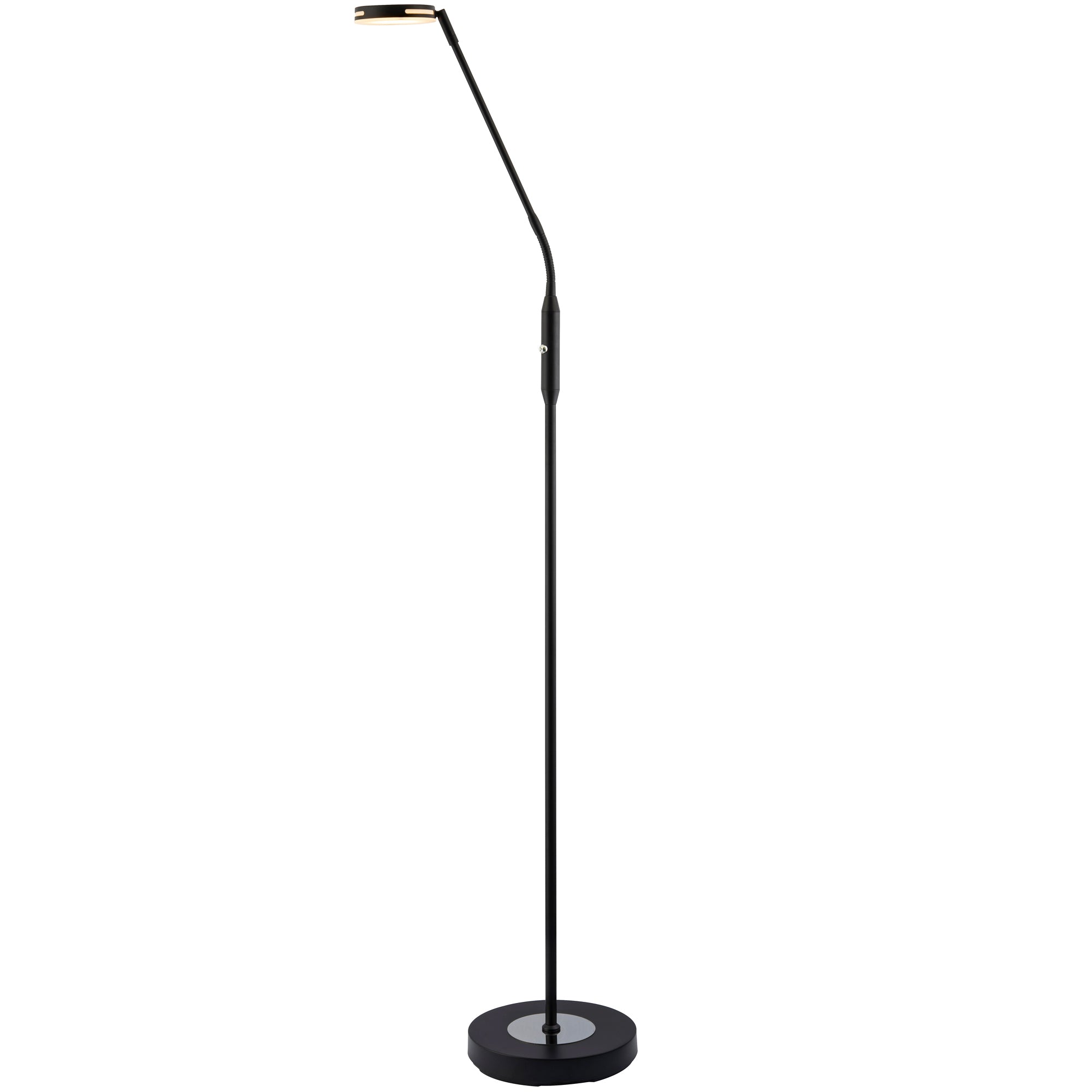 Modern LED Reading Floor Lamp with Memory Dimmer and Warm Cool White Option Image 1