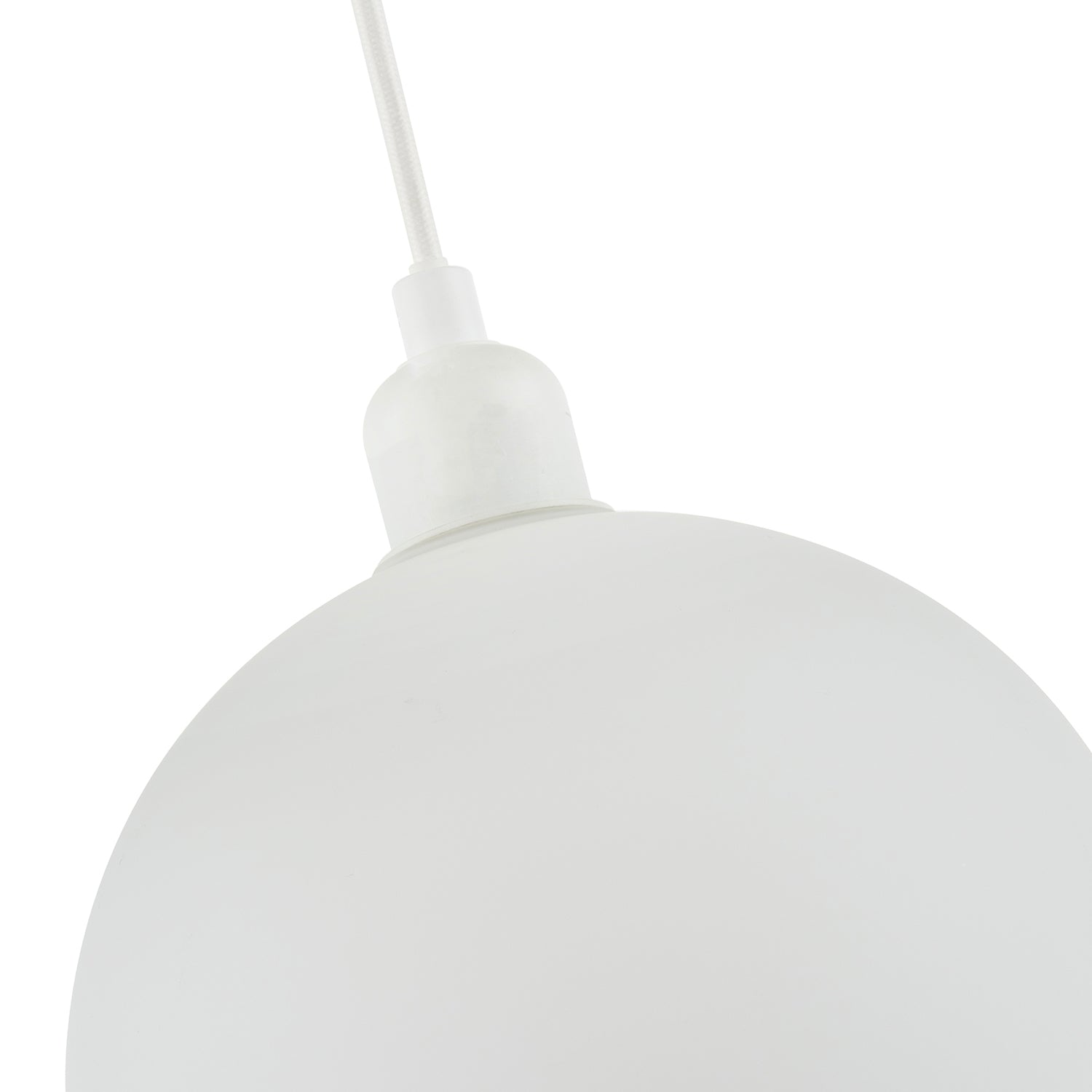 Simple and Classic Opal White 20cm Glass Ball Pendant Lighting Shade Image 4