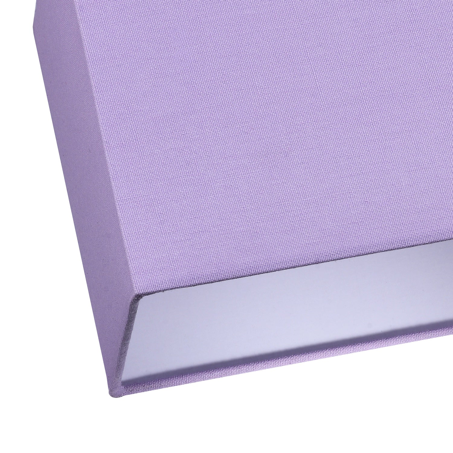 Contemporary and Stylish Soft Lilac Linen Fabric Rectangular Lamp Shade Image 3