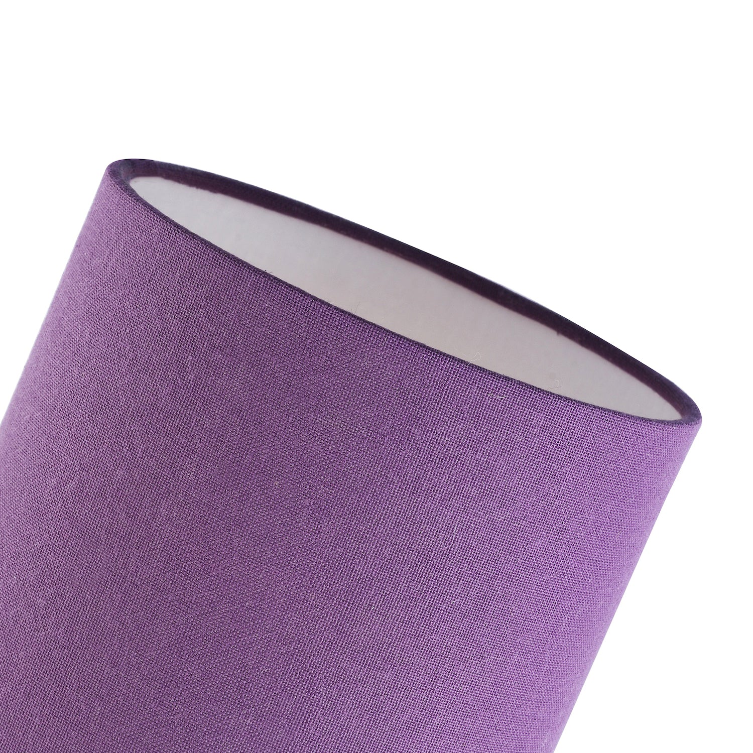 Contemporary and Elegant Vivid Purple Linen Fabric 18cm High Cylinder Lamp Shade Image 4