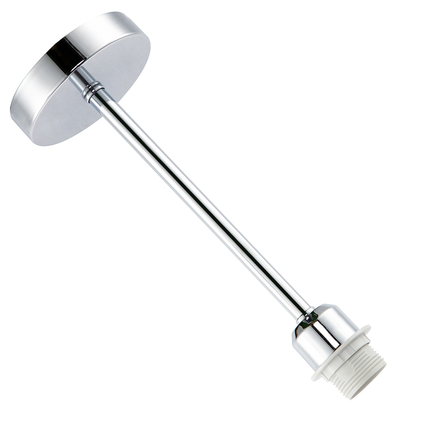 Classic Polished Chrome Ceiling Light Fixture to Showcase Lamp Shades Image 4