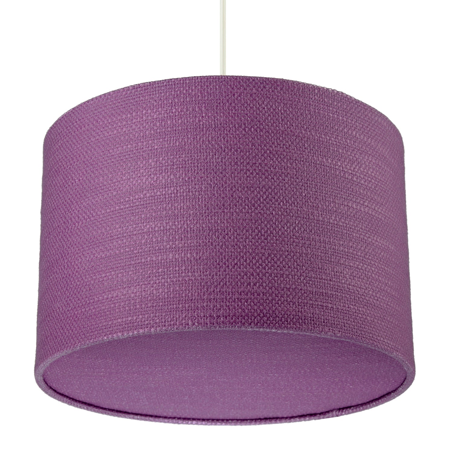 Modern Purple Wine Textured Linen Pendant Light Shade with Diffuser Image 4