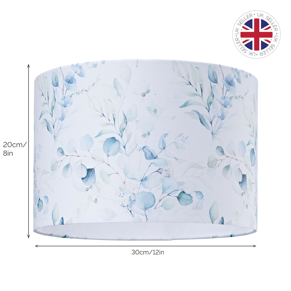 Contemporary and Elegant Floral Watercolour Lampshade with Soft Pastel Tones Image 6