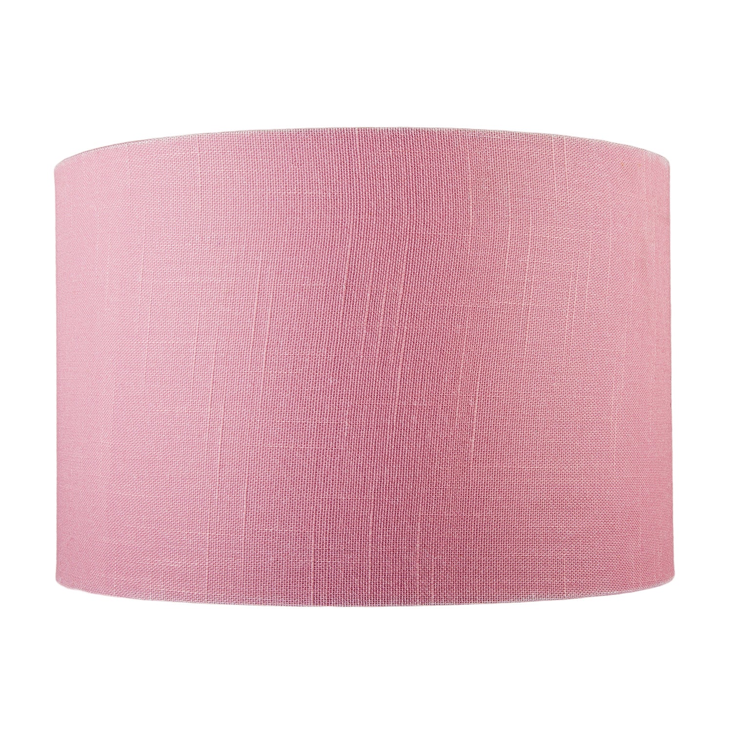 Modern Designer Candy Pink Textured Linen Fabric Circular Lamp Shade Image 5