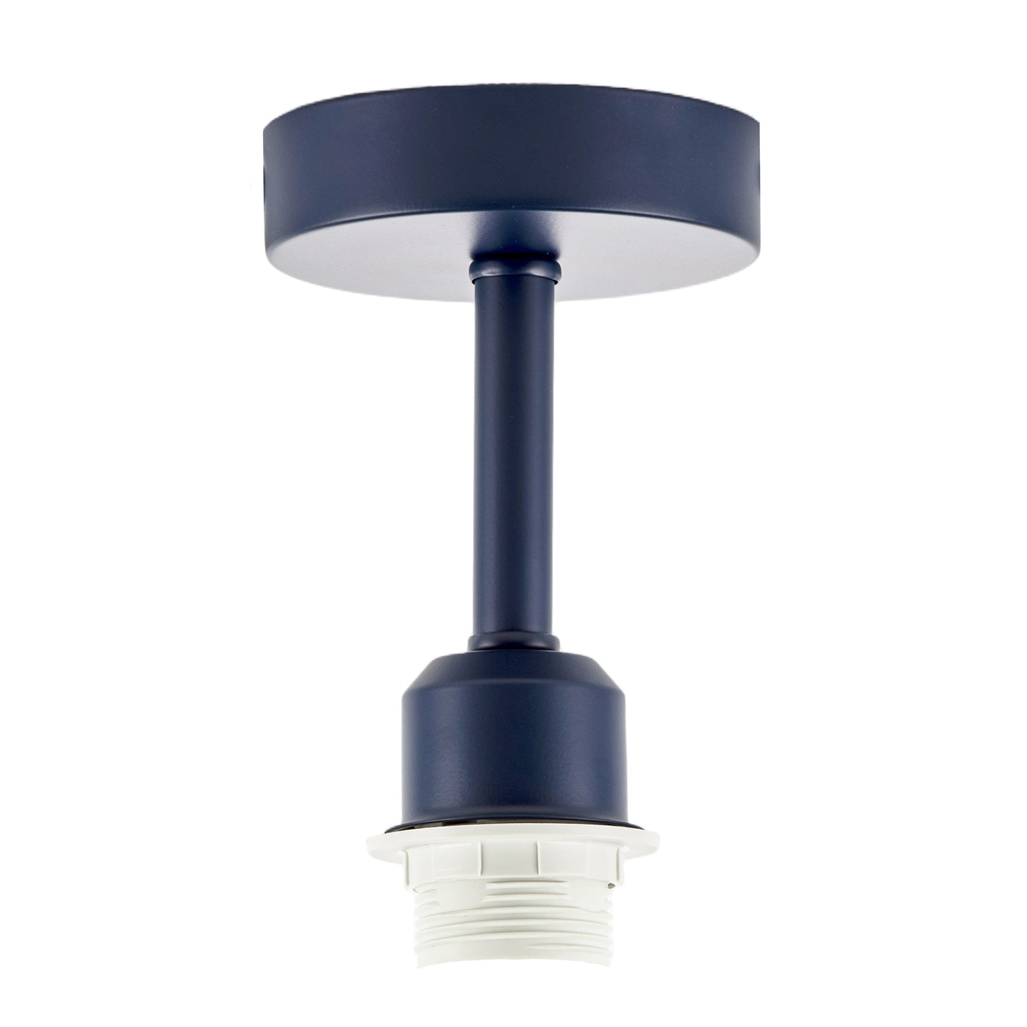 Traditional Midnight Blue Ceiling Light Fitting to Hold Lamp Shades Image 4