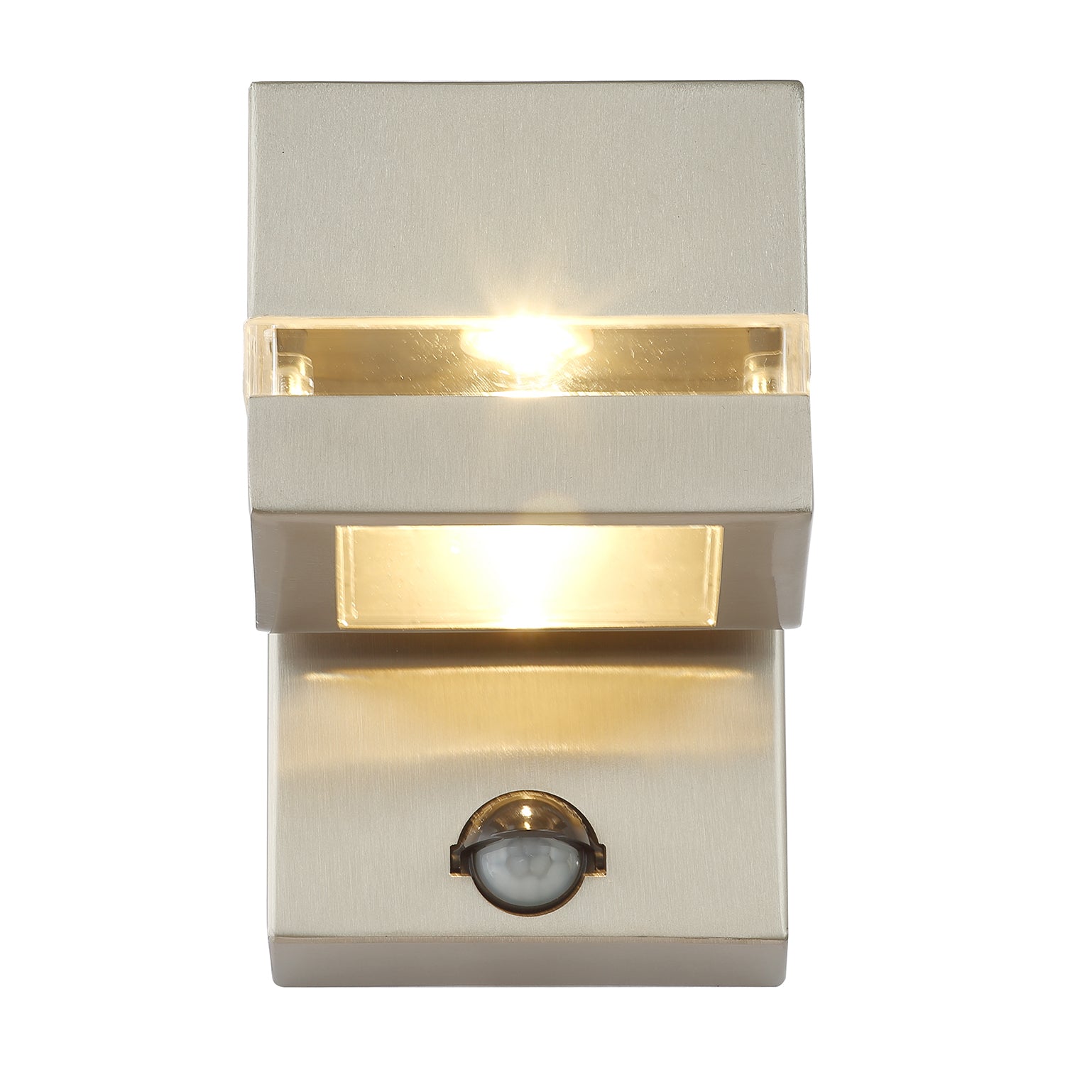 Contemporary Designer PIR Motion Sensor LED Outdoor Stainless Steel Wall Light Image 4