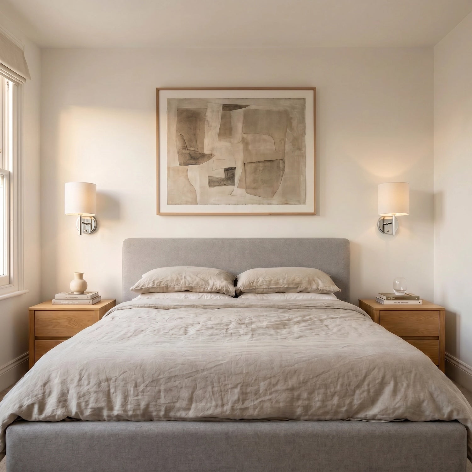 Contemporary Bedside Wall Lamp in Chrome with Toggle Switch and Shade Image 6