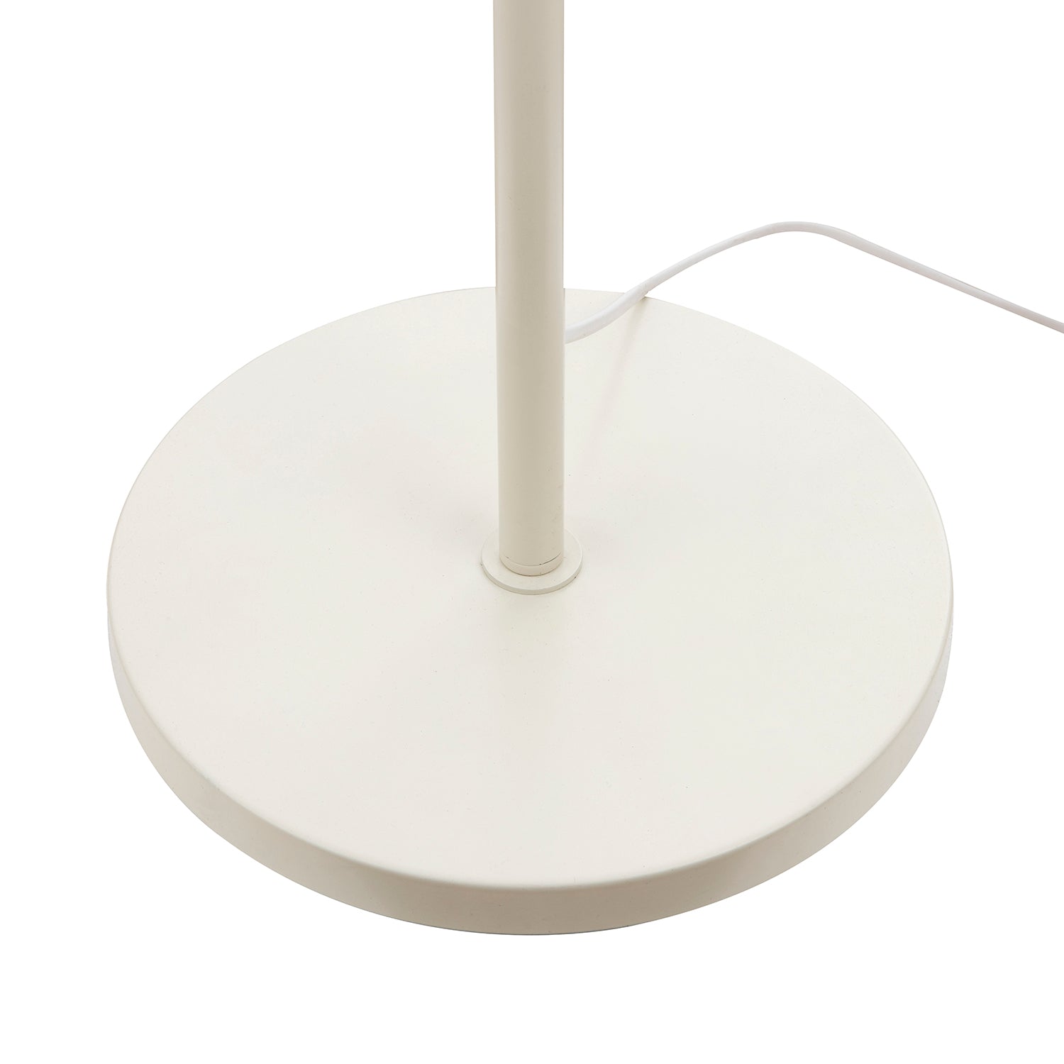 Muted Dove Grey Scandinavian Designed Table Desk Lamp with Wooden Trim Image 5
