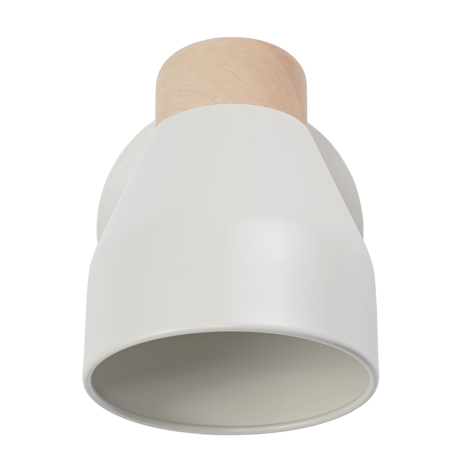 Contemporary Scandinavian Designed Wall Light Fitting in Pastel Muted Dove Grey Image 2