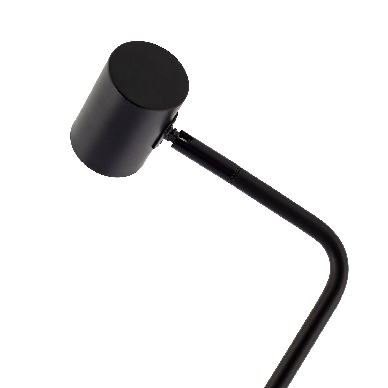 Modern LED Spot Matt Black Metal Floor Lamp with Foot Switch and Adjustable Head Image 5