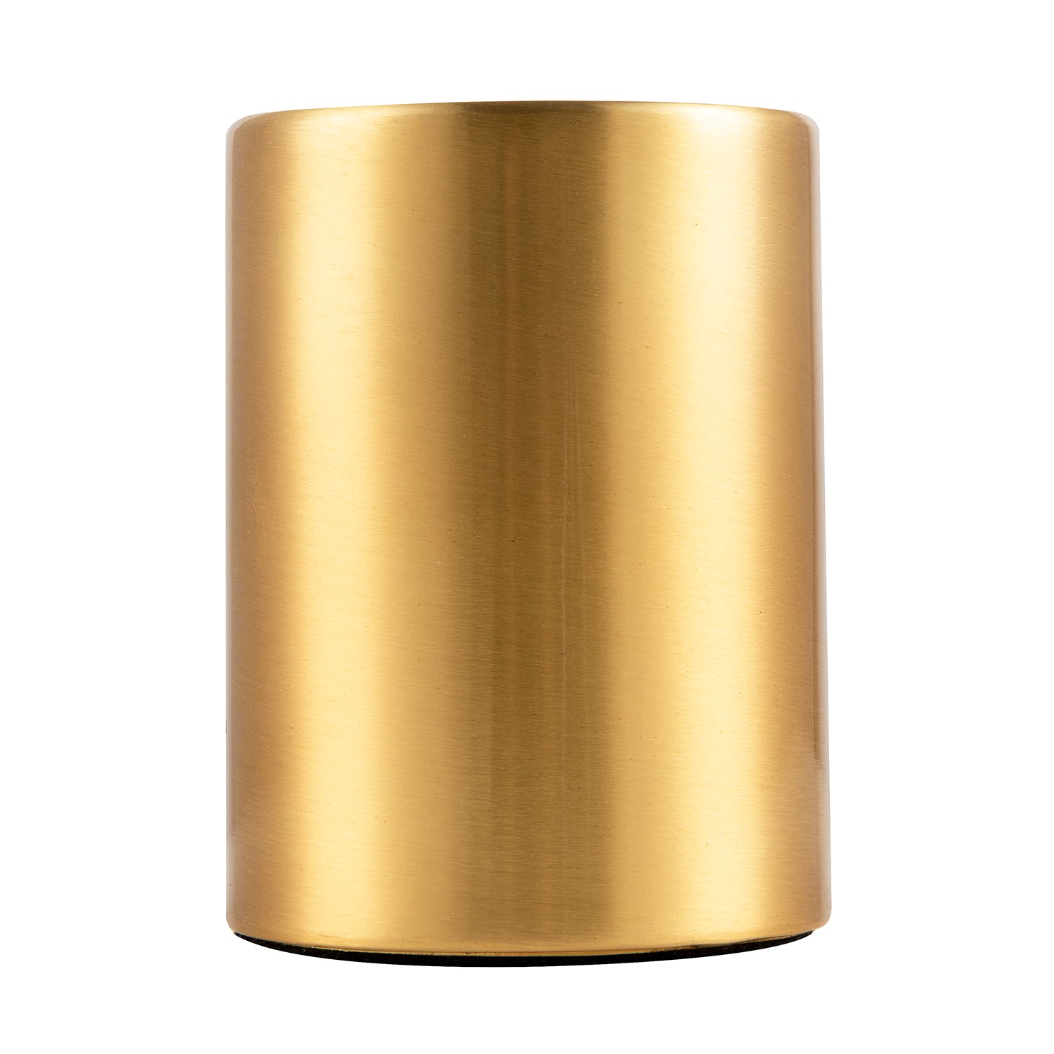 Small and Contemporary Brushed Gold LED Table/Floor Lamp Uplighter Image 4