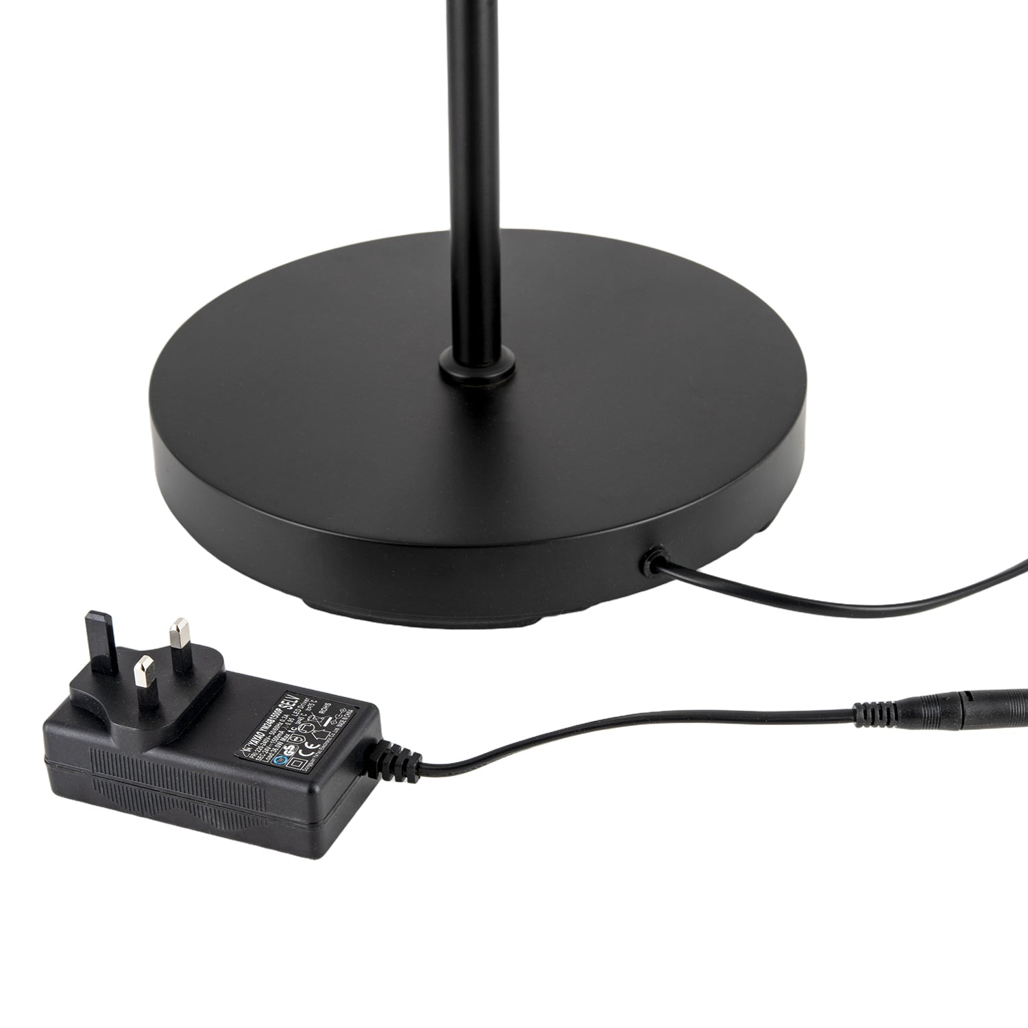 RGB and CCT Modern LED Floor Lamp in Matte Black with Remote Control Image 5
