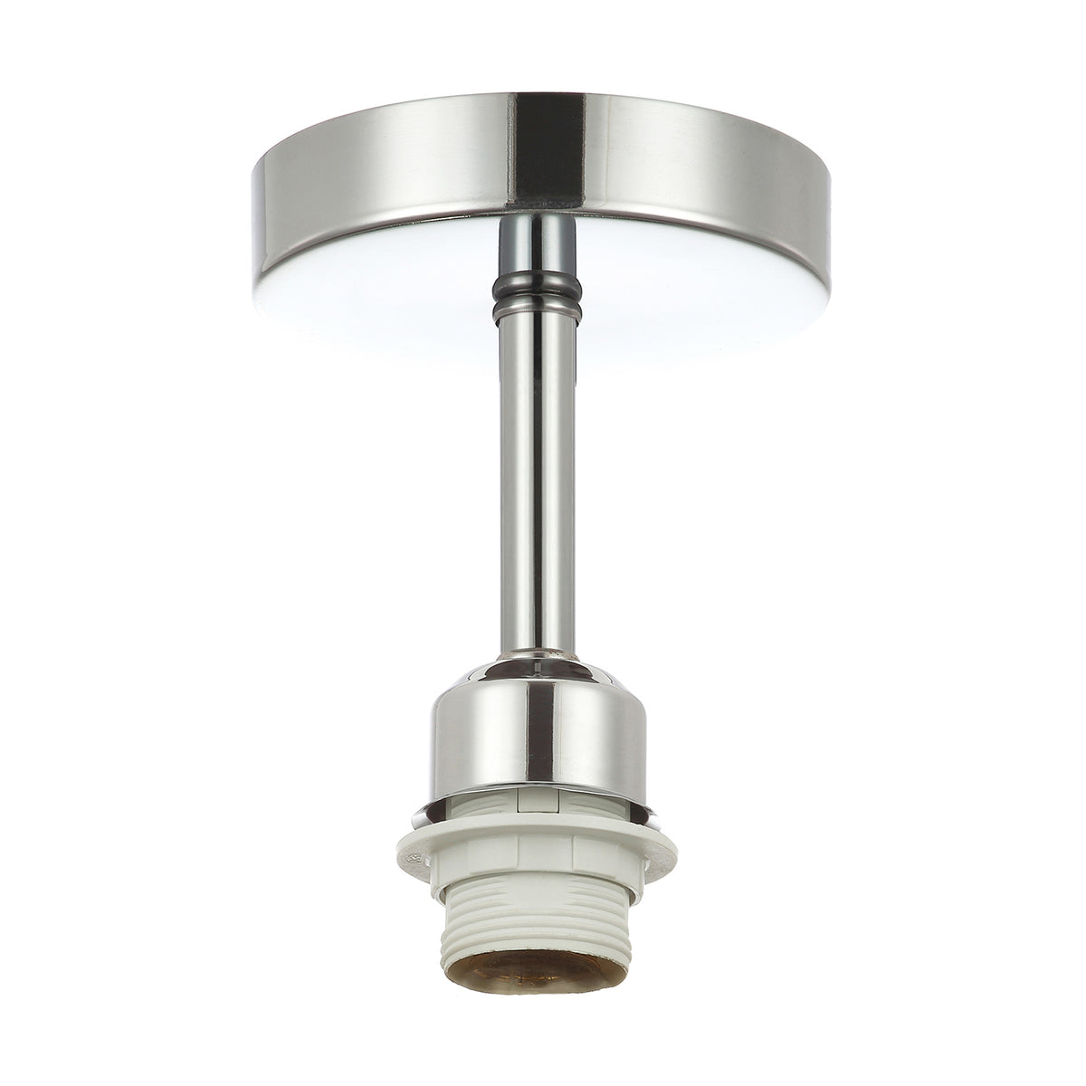 Polished Chrome Plated Ceiling Light Fitting Industrial Style Light Bulbs