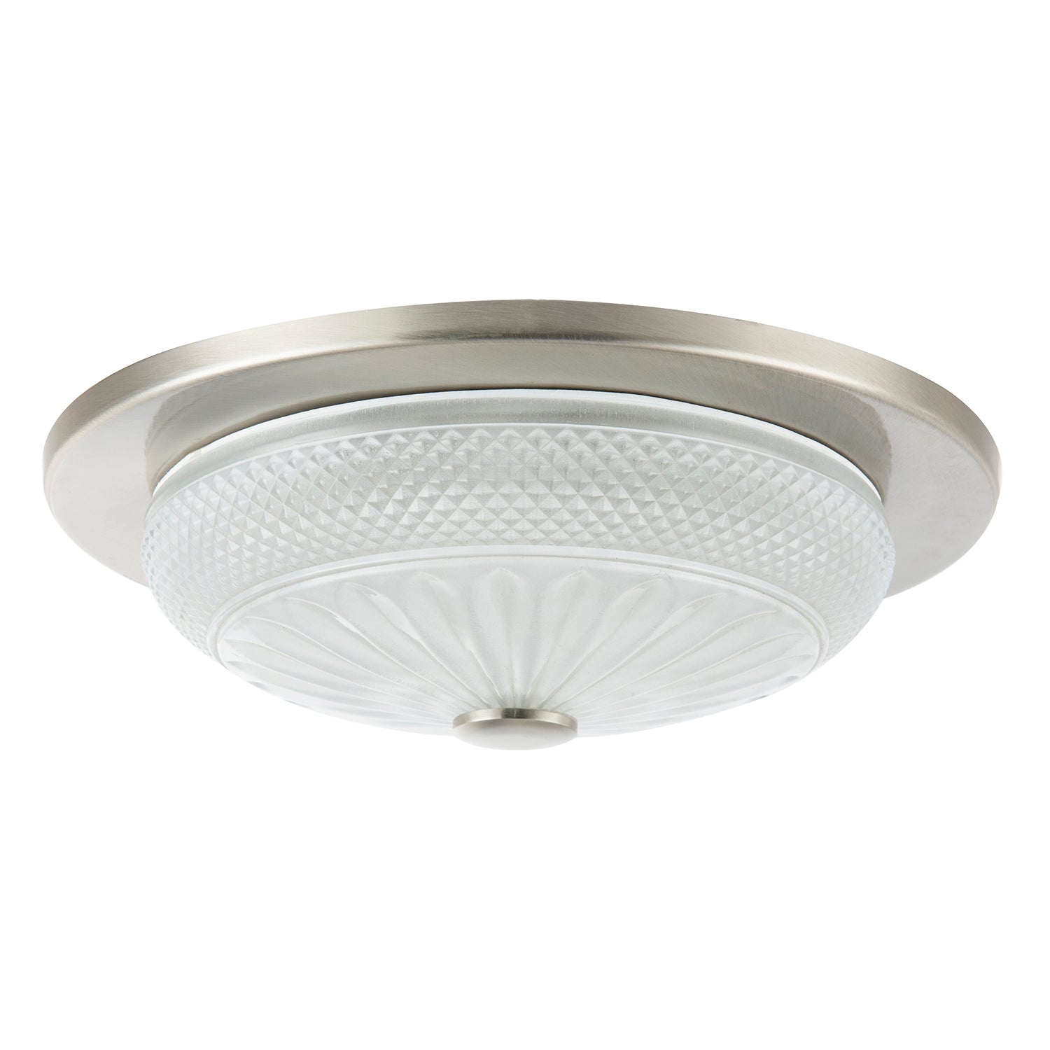 Modern Bathroom Ceiling Light Fitting with Frosted White Moulded Glass Image 3