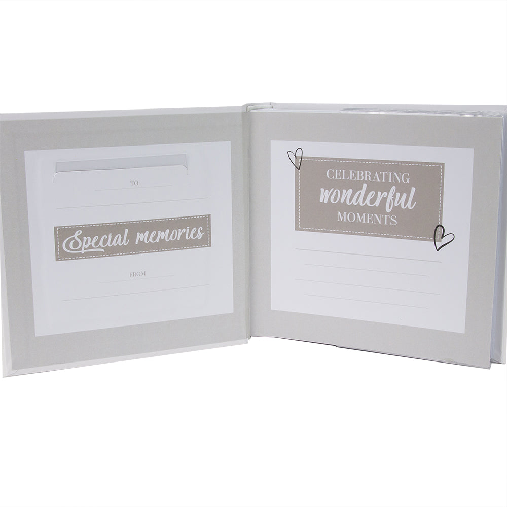 Modern Special Memories Photo Album with Gold Foil Text - Holds 80 4x6 Pictures Image 4