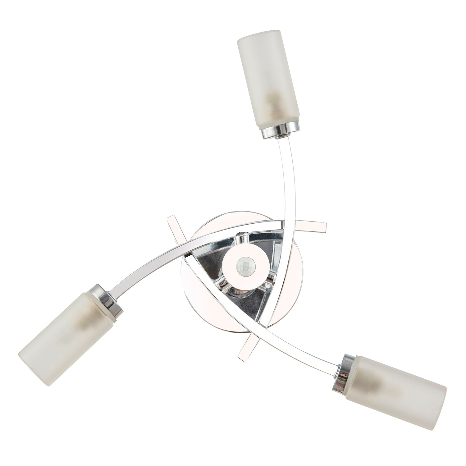 Modern Sensor Bathroom Ceiling Light in Chrome with Multi Functions Image 5