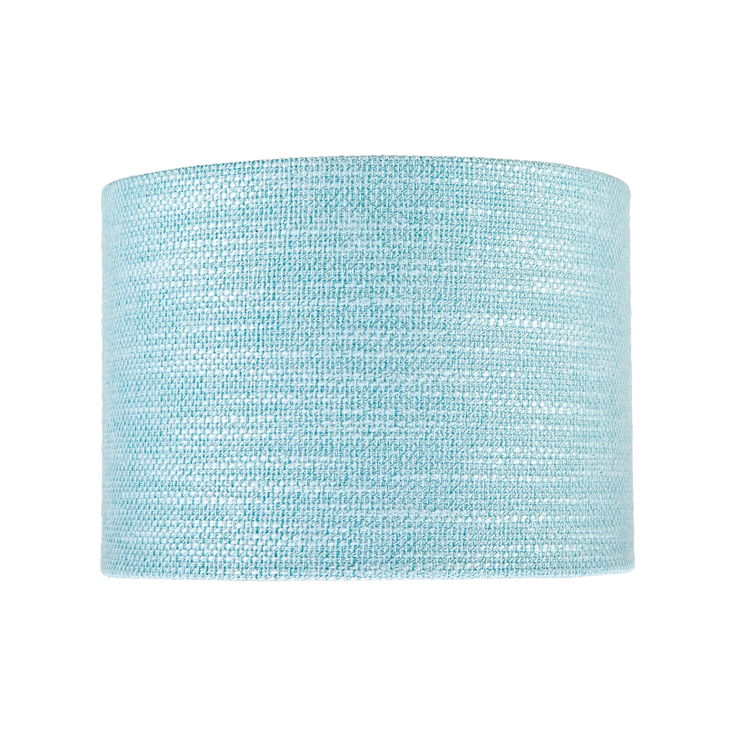 Modern Bobbled and Textured Linen Lamp Shade in Light Duck Egg Blue Image 3