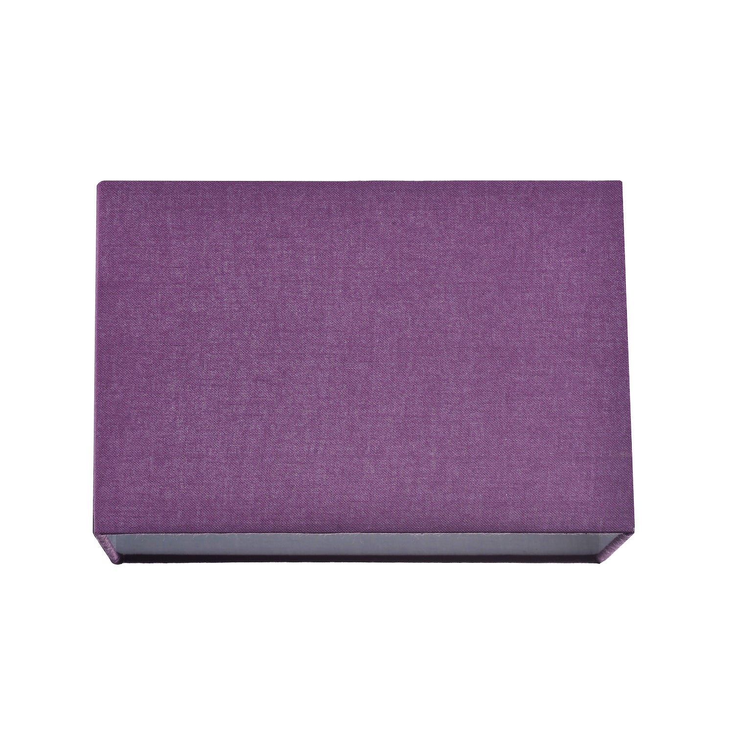 Contemporary and Stylish Vivid Purple Linen Fabric Rectangular Lamp Shade Image 1