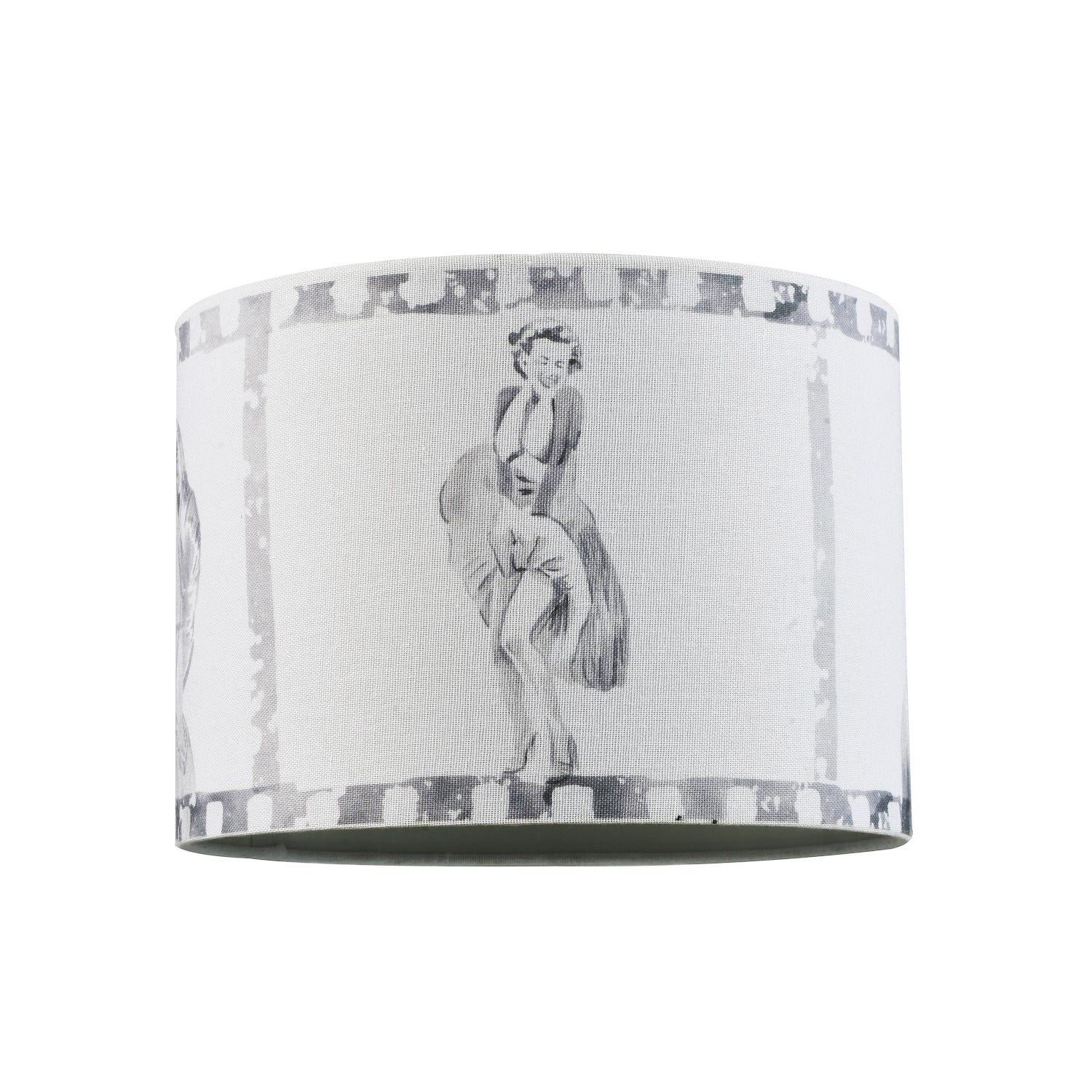 Marilyn Monroe Poses Themed Linen Lamp Shade with Unique Photo Reel Design Image 3