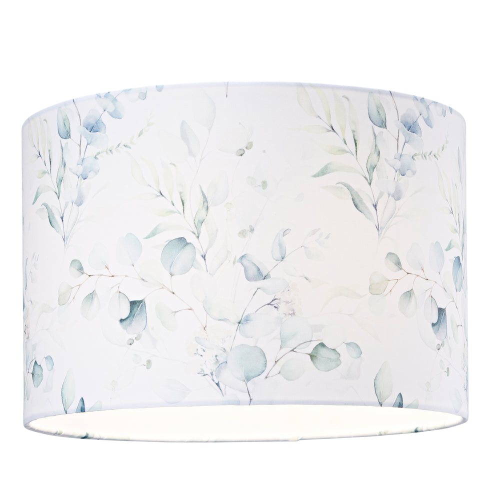 Contemporary and Elegant Floral Watercolour Lampshade with Soft Pastel Tones Image 2