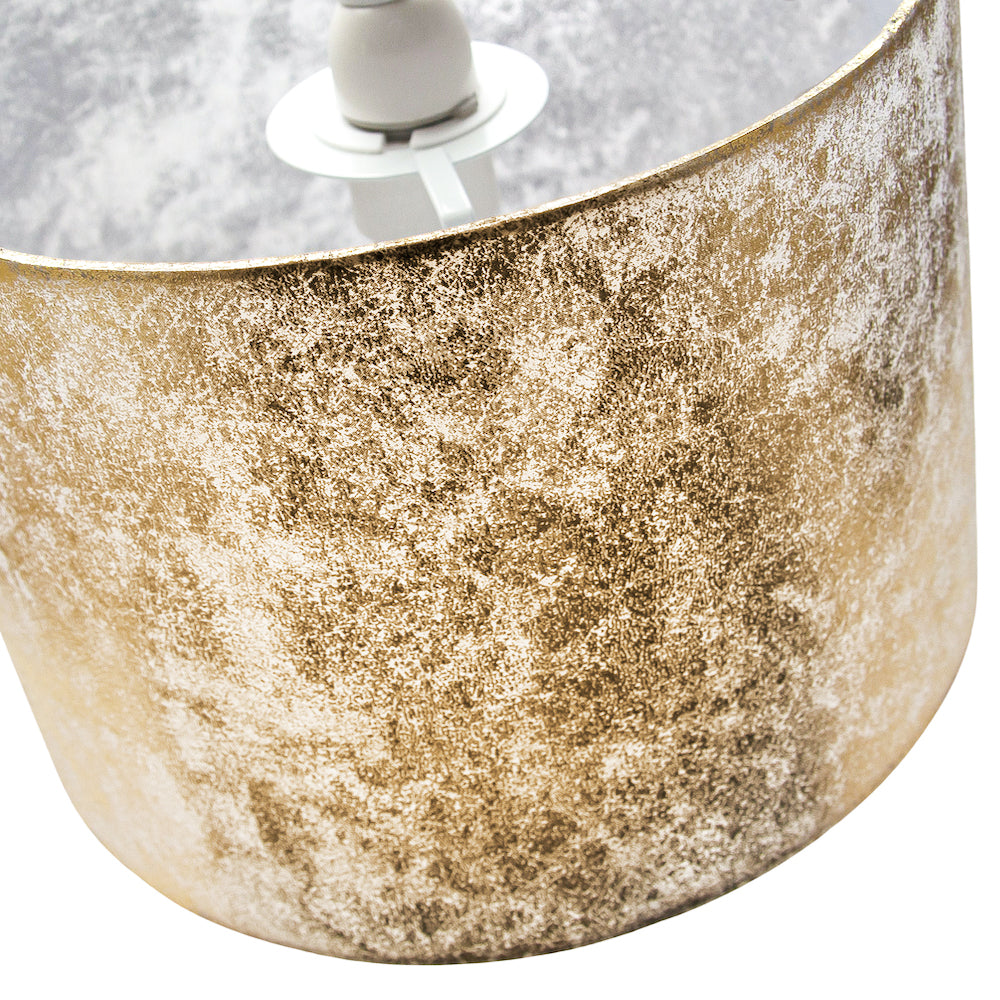 Modern Designer Gold Foil Effect 10" Lamp Shade for Table or Ceiling Use Image 5