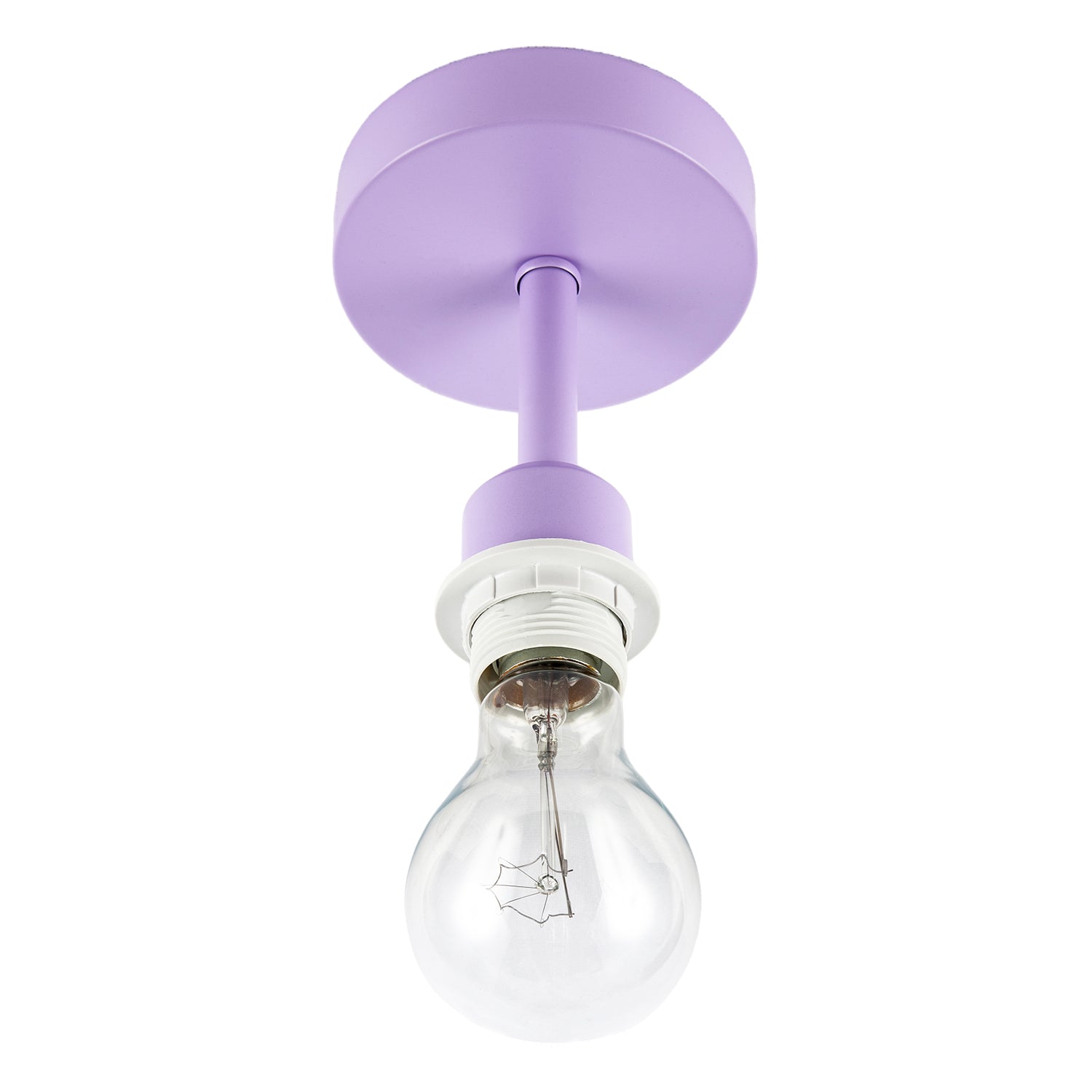 Traditional Lavender Lilac Ceiling Light Fitting to Hold Lamp Shades Image 4