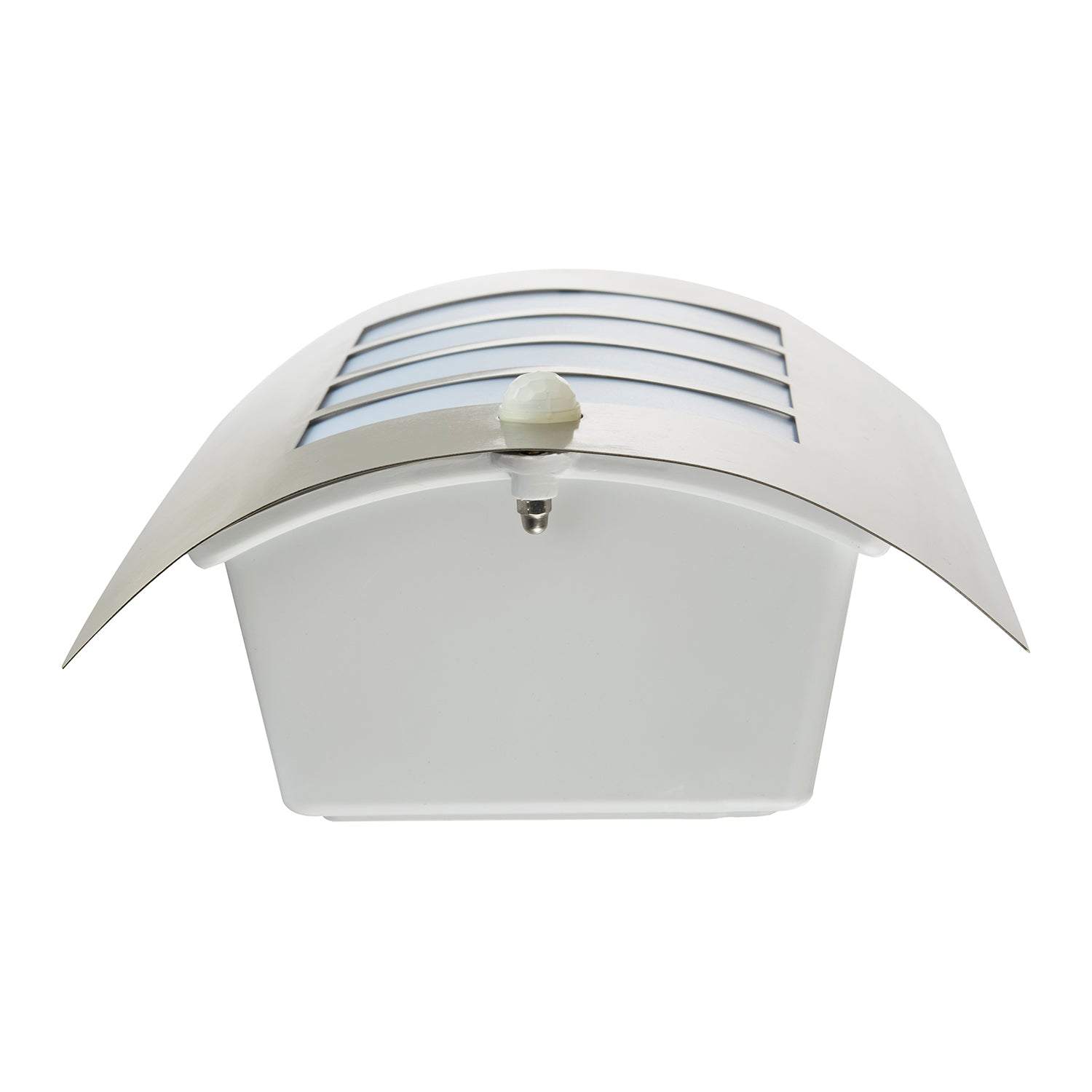 Modern Outdoor IP44 Stainless Steel Flush Wall Lamp Fitting with PIR Sensor Image 4