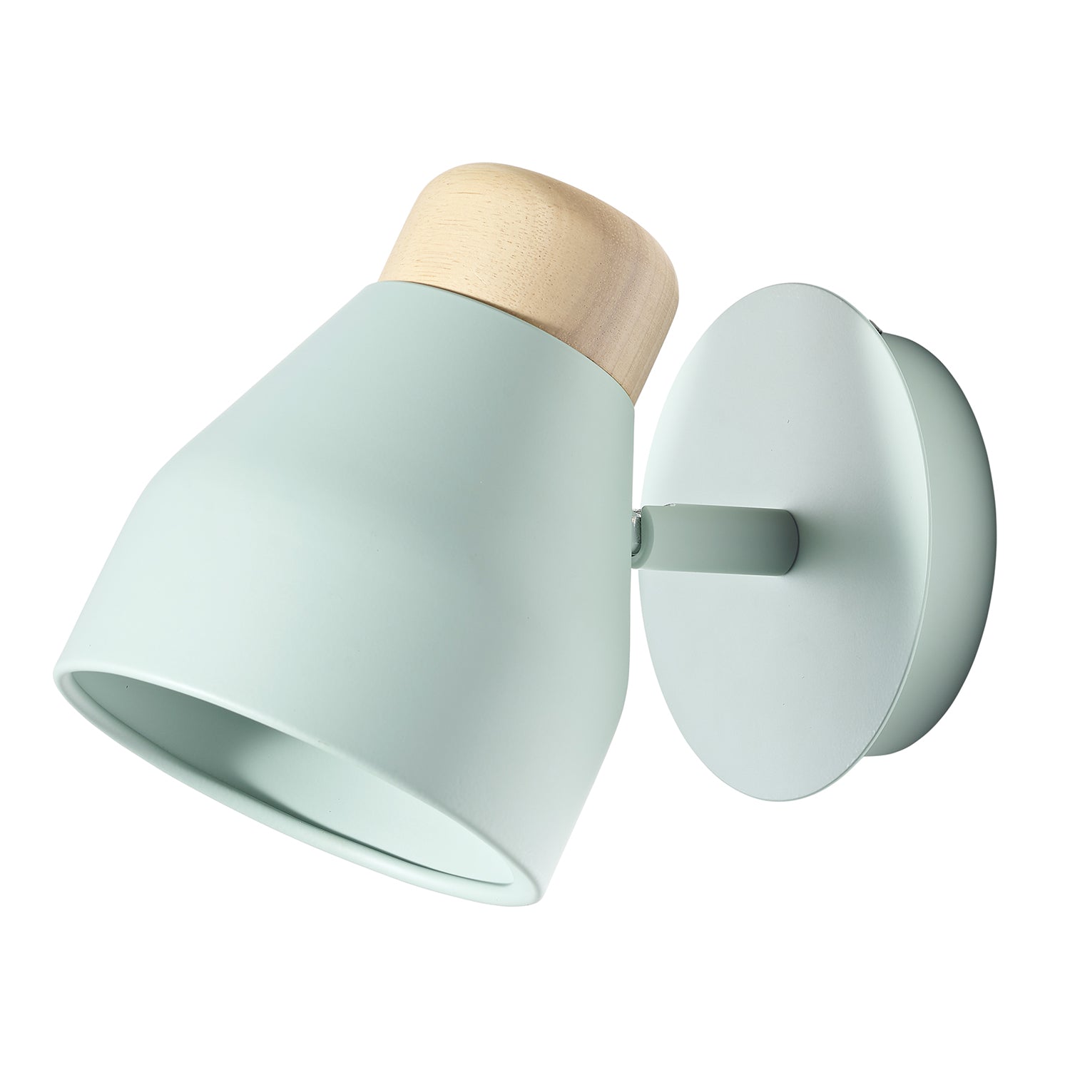 Contemporary Scandinavian Designed Wall Light Fitting in Pastel Duck Egg Image 1