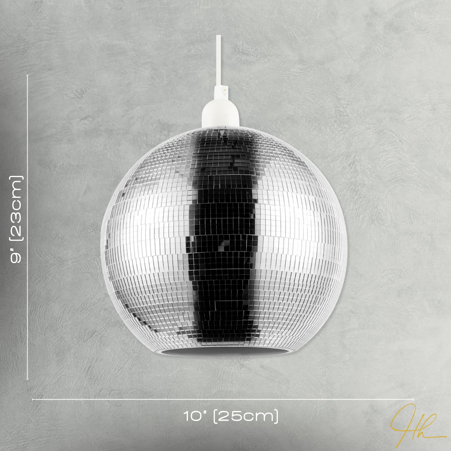 Modern Shiny Disco Mosaic Ball in Mirrored Silver Tiled Retro Style Image 7