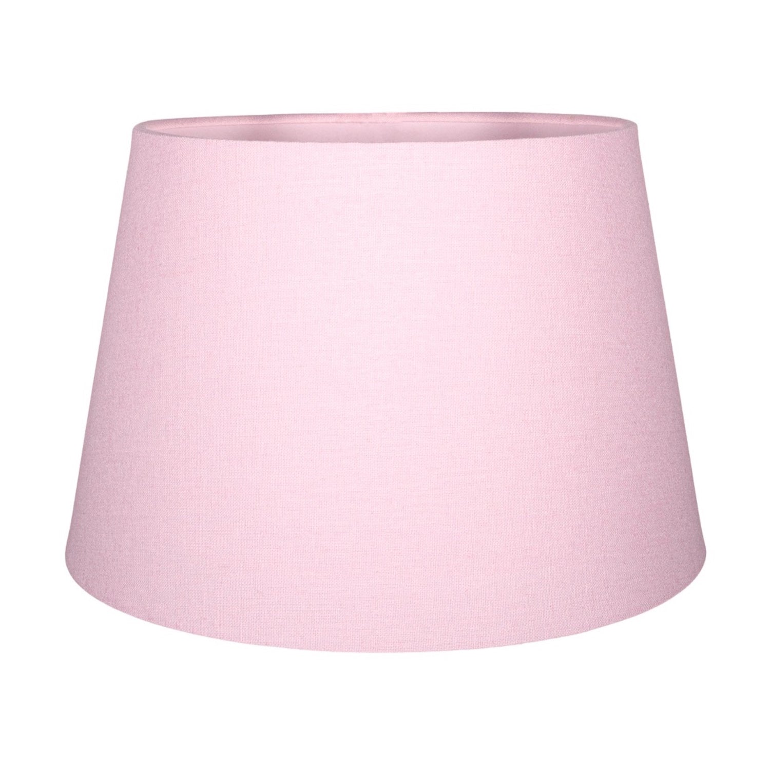 Classic 10 Inch Pink Linen Fabric Drum Table/Pendant Lamp Shade 60w Maximum Image 3