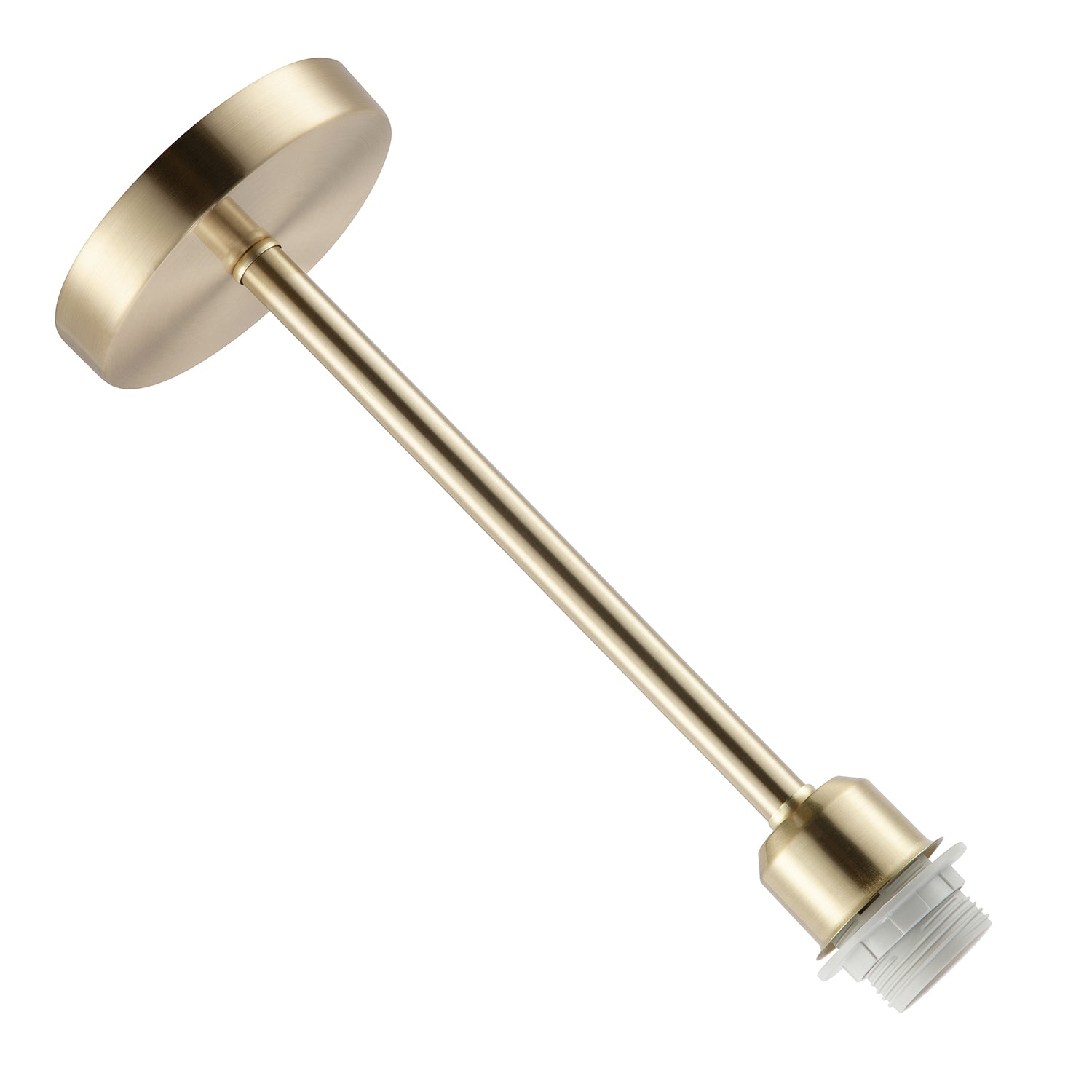 Classic Satin Gold Ceiling Light Fixture to Showcase Lamp Shades Image 4
