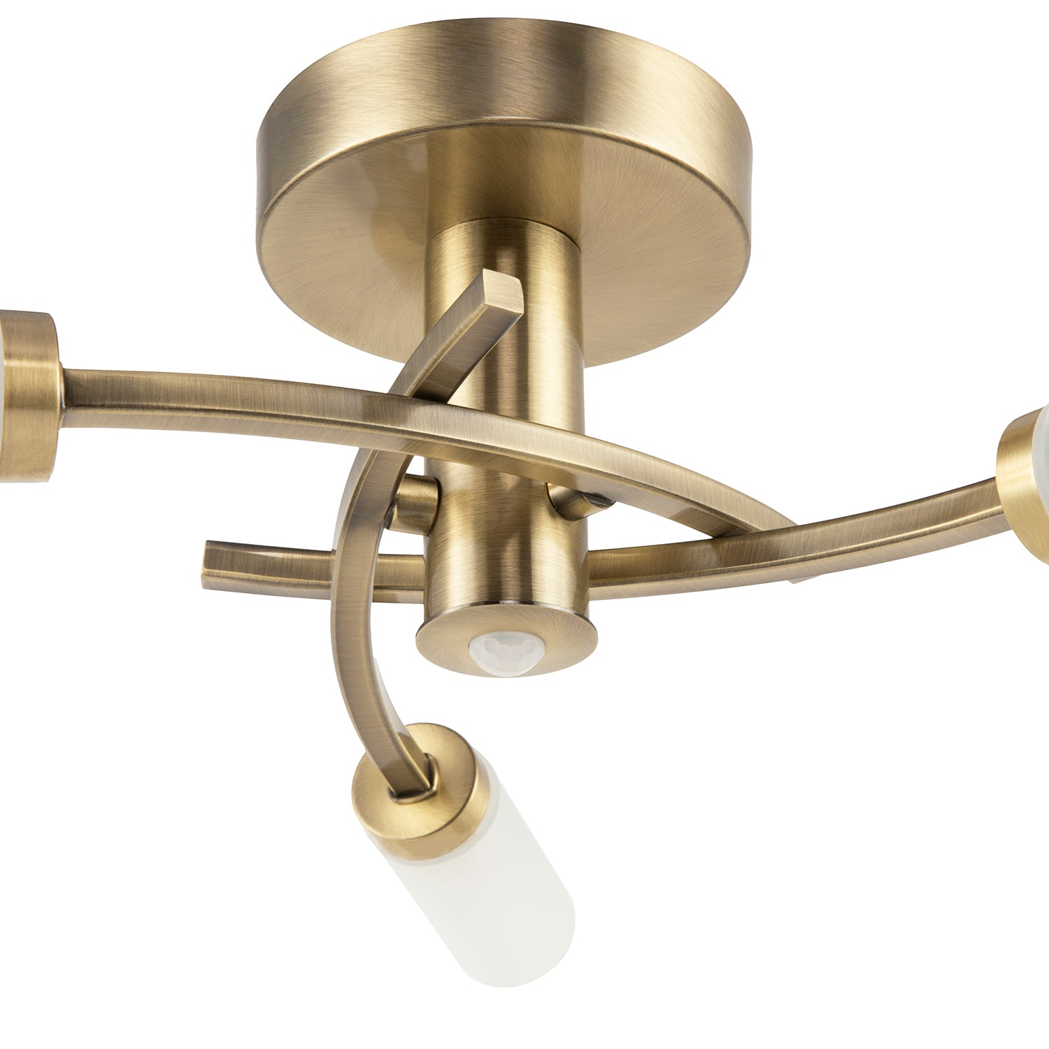 Sensor Bathroom Ceiling Light in Antique Brass with Multi Functions Image 8