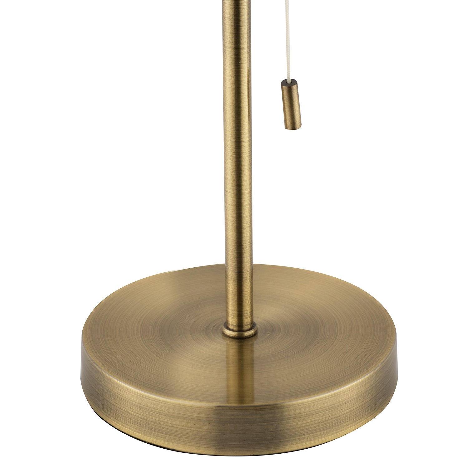 Traditional and Classic Table Lamp Base in Antique Brass with Pull Cord Switch Image 3