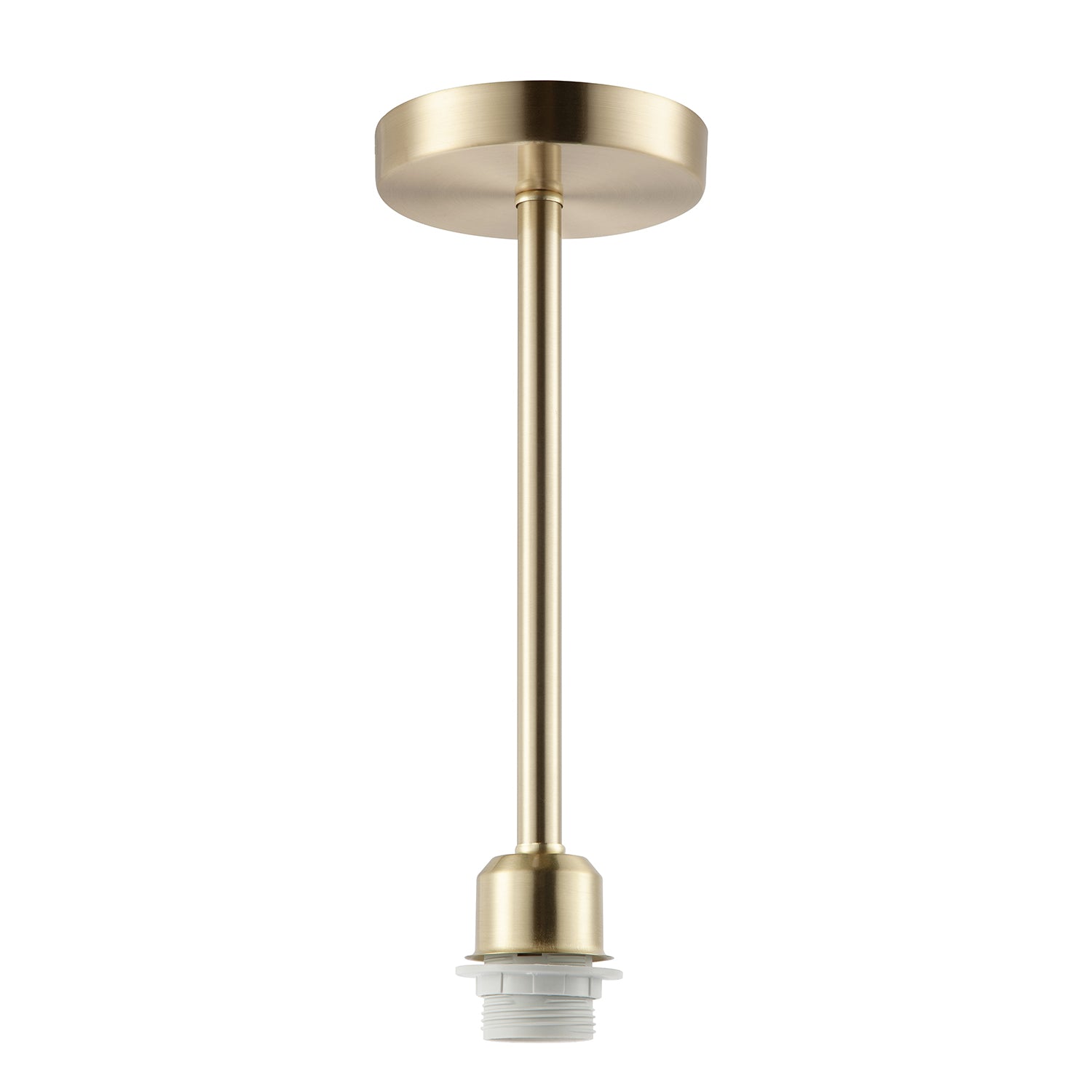 Classic Satin Gold Ceiling Light Fixture to Showcase Lamp Shades Image 1