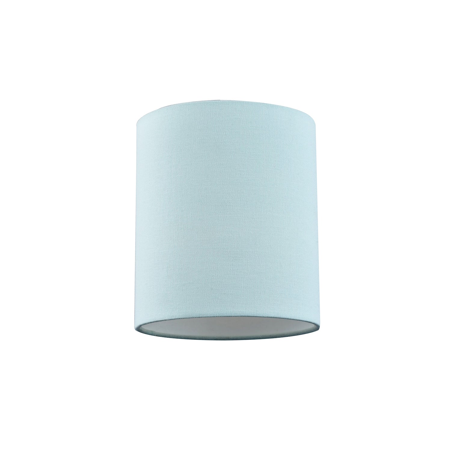 Contemporary and Elegant Duck Egg Linen Fabric 18cm High Cylinder Lamp Shade Image 1