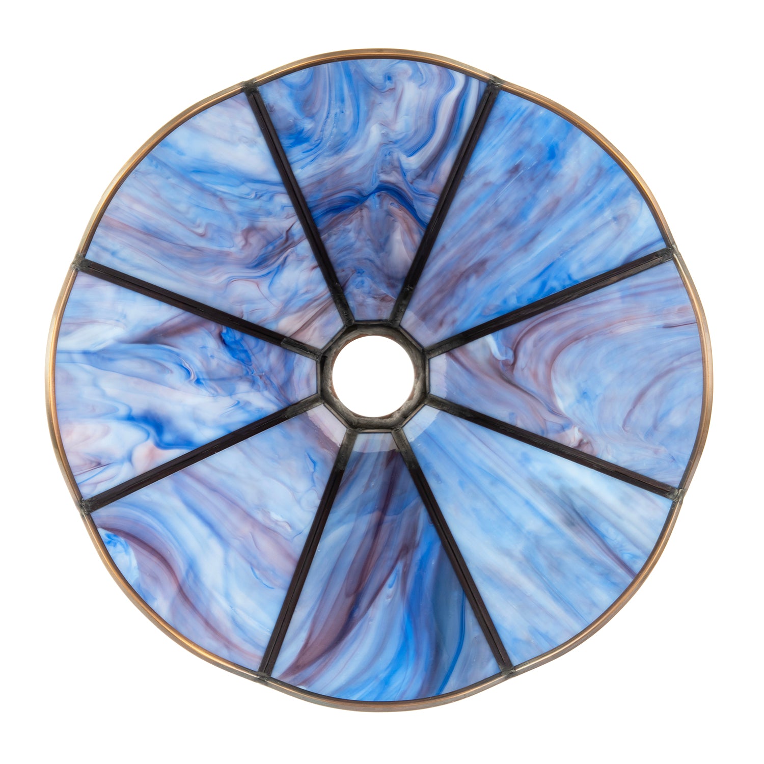 Classic Lavender Purple Tiffany Glass Easy Fit Pendant Lighting Shade Image 4