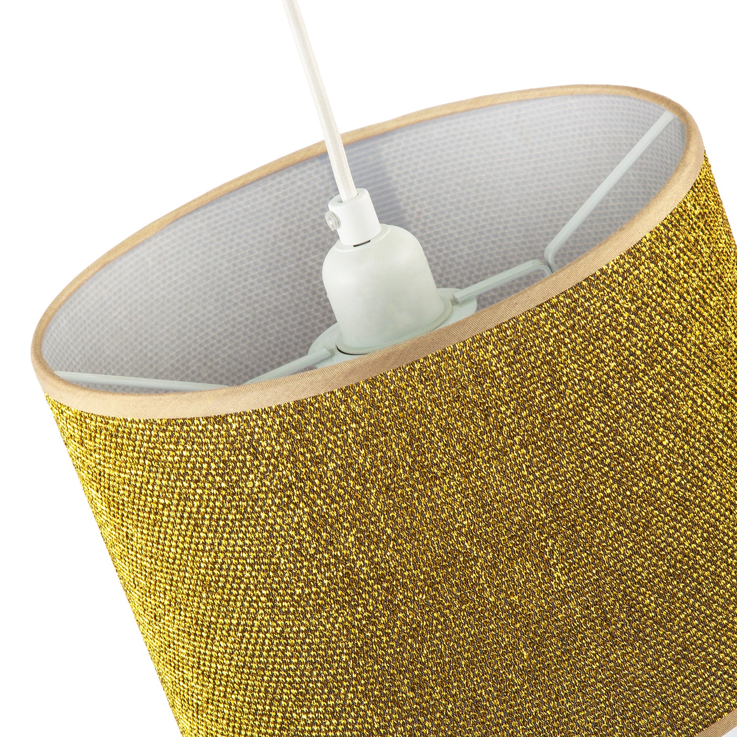 Modern and Designer Mini Diamond Gold Glitter Lamp Shade 25cm Wide Image 3