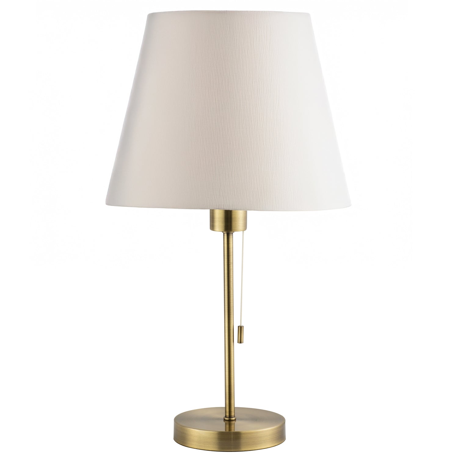 Traditional and Classic Table Lamp Base in Antique Brass with Pull Cord Switch Image 5