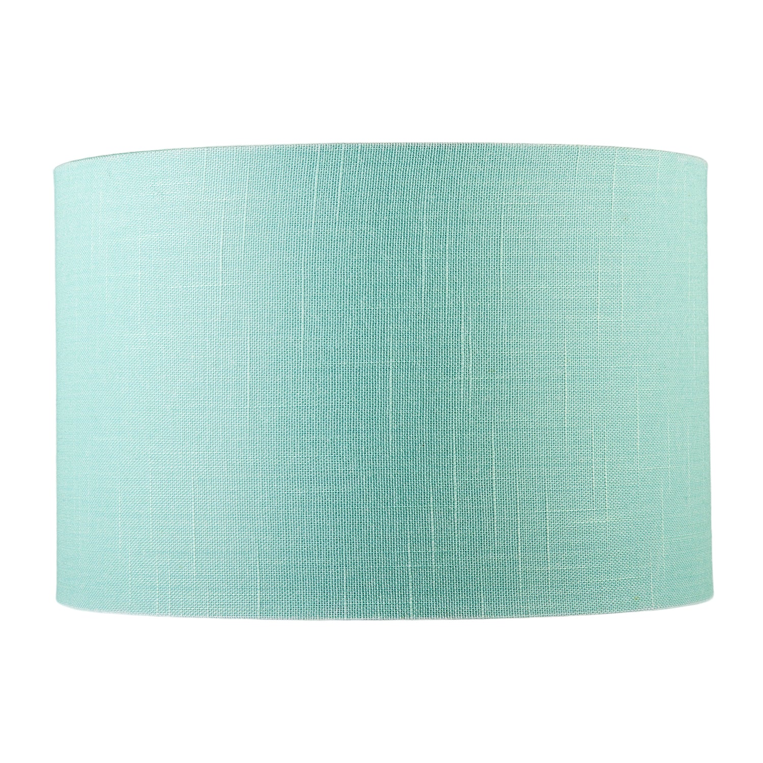 Designer Emerald Bay Green Textured Linen Fabric Circular Lamp Shade Image 5
